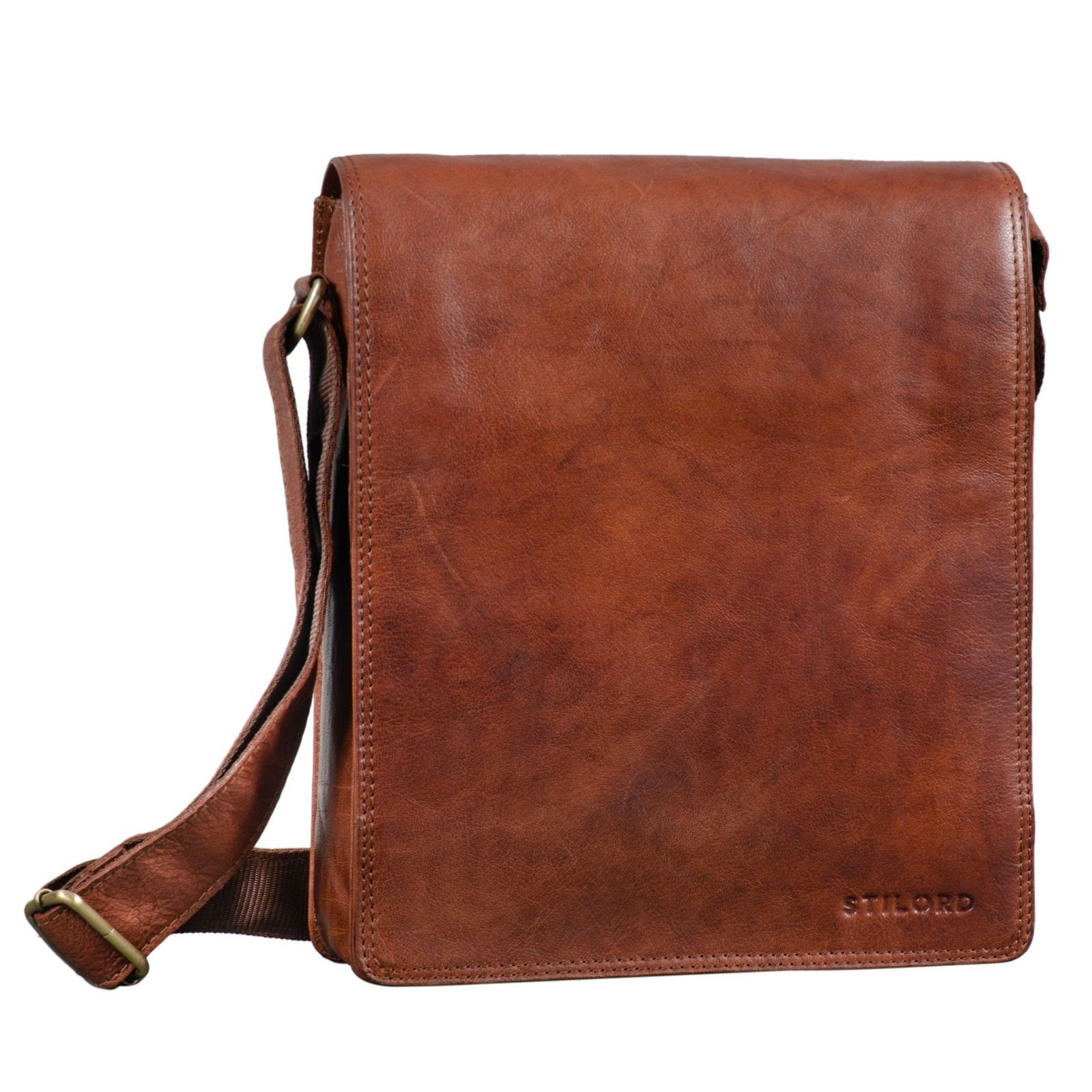 STILORD Schultertasche "Lars" Herren Vintage Umhängetasche Leder mittel-gro günstig online kaufen
