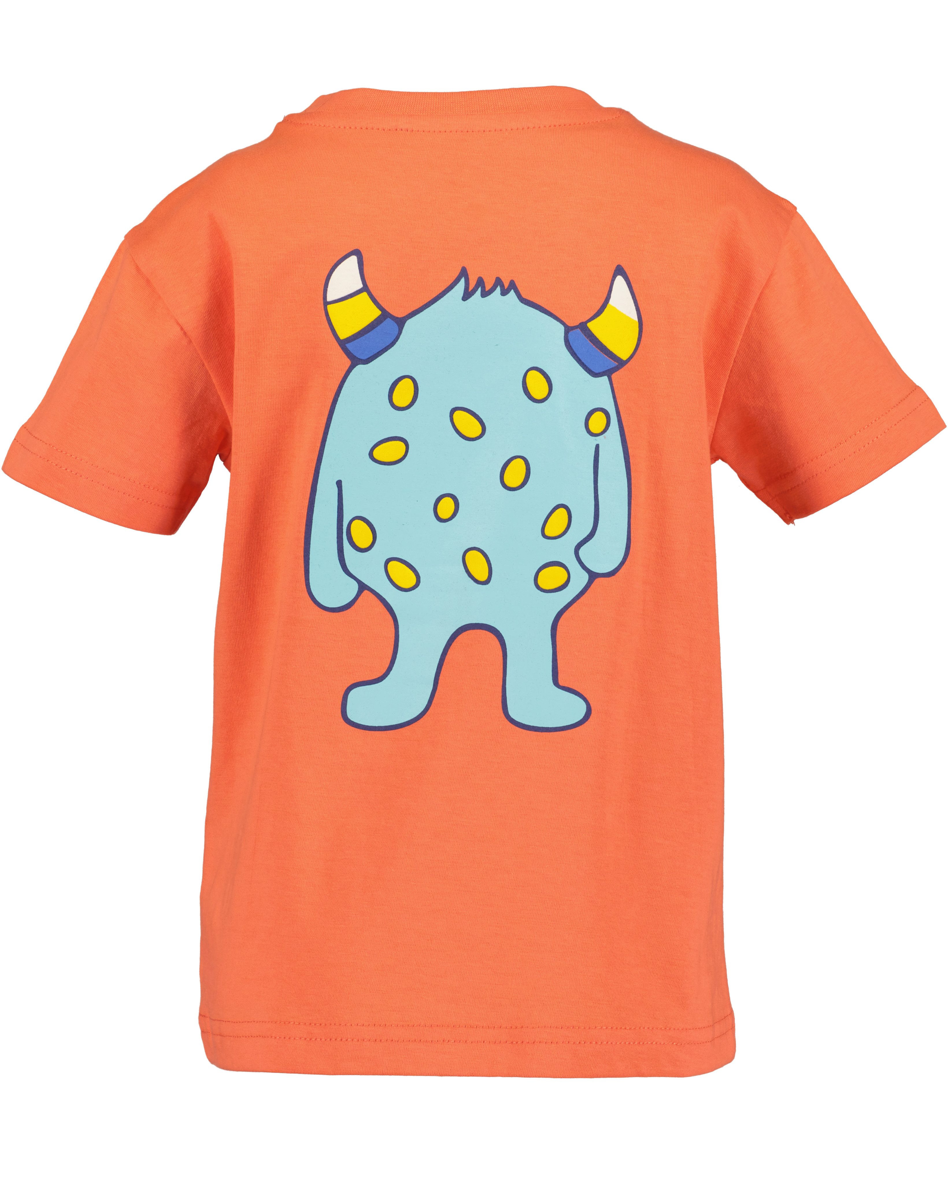 Blue Seven T-Shirt mit Monster-Effekt, mit eingelassener Tasche, aus Baumwolle