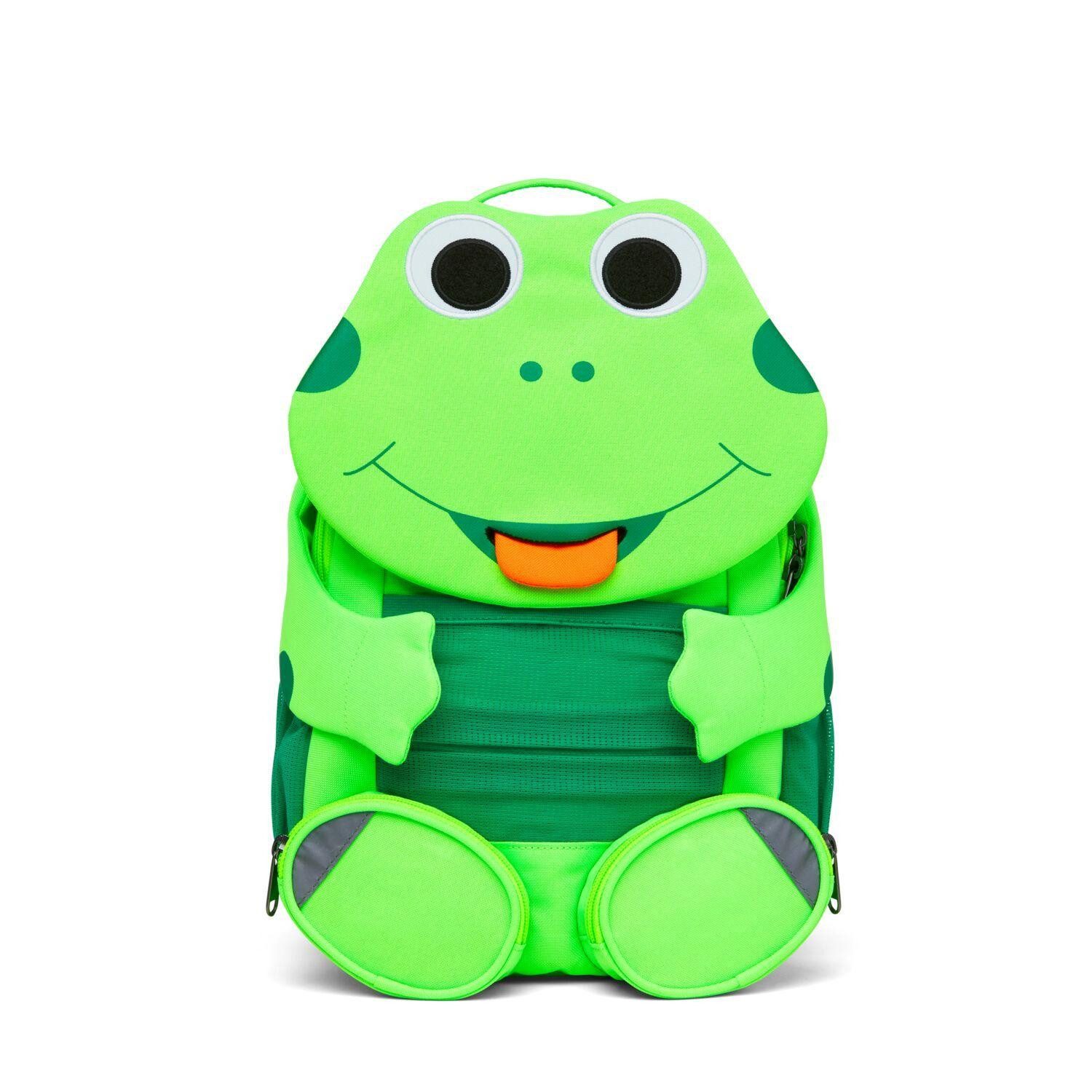 Kinderrucksack Affenzahn Großer Freund Frosch Neon Kindergartenrucksack