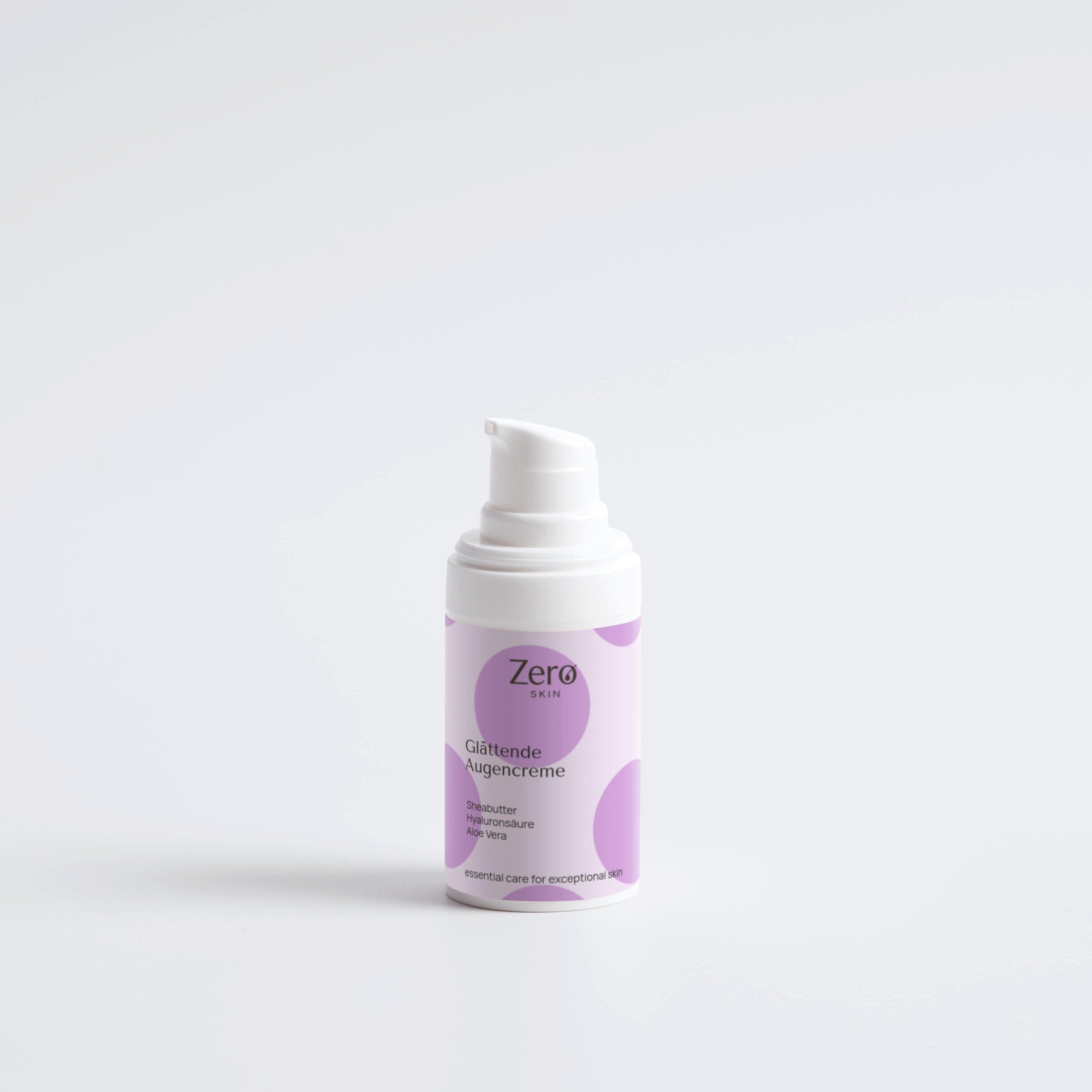 Zero Skin Augencreme Glättende Augencreme - 15 ml, Zertifizierte Naturkosmetik