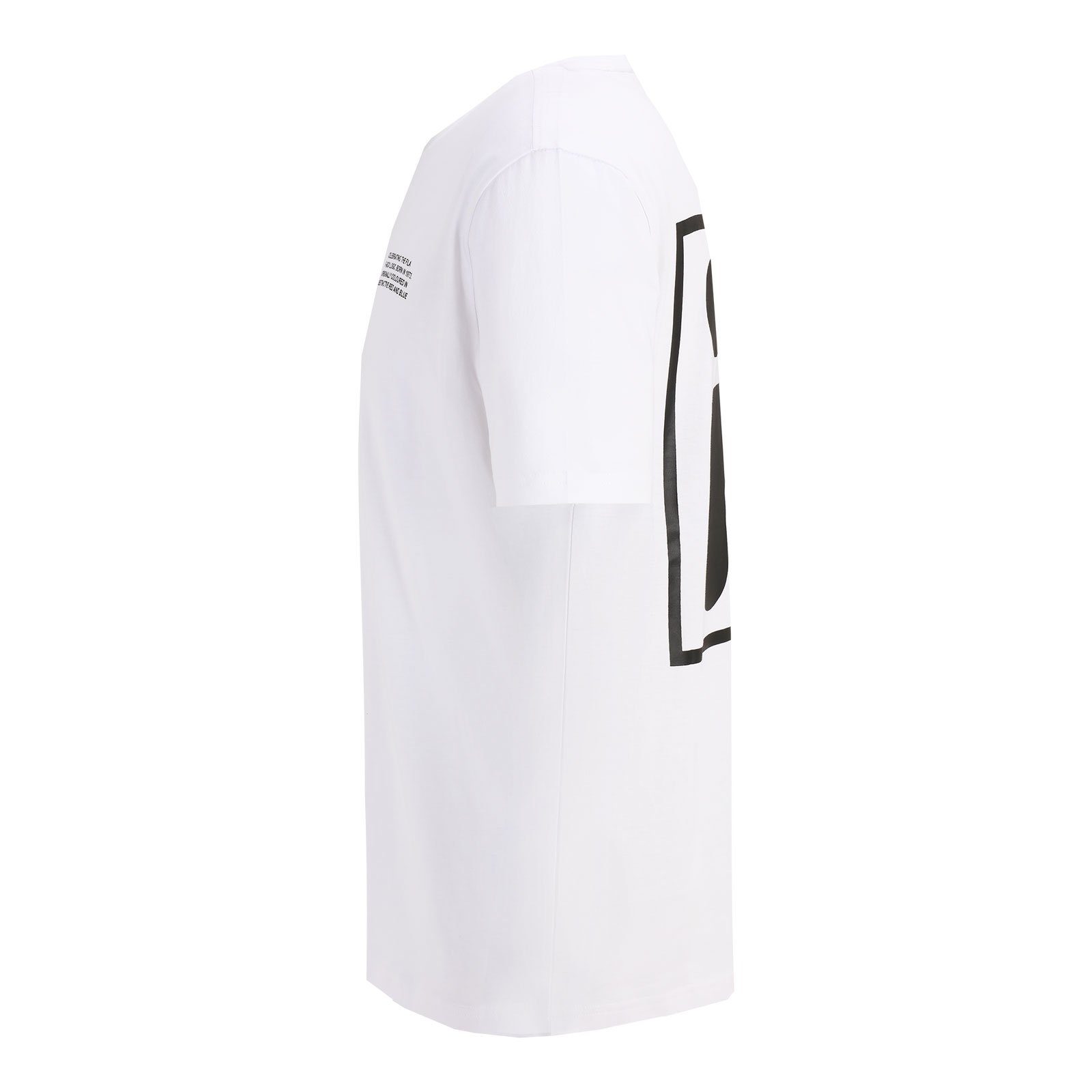 T-Shirt 10001 Borne & auf Print Fila Vorder- Rückseite mit white