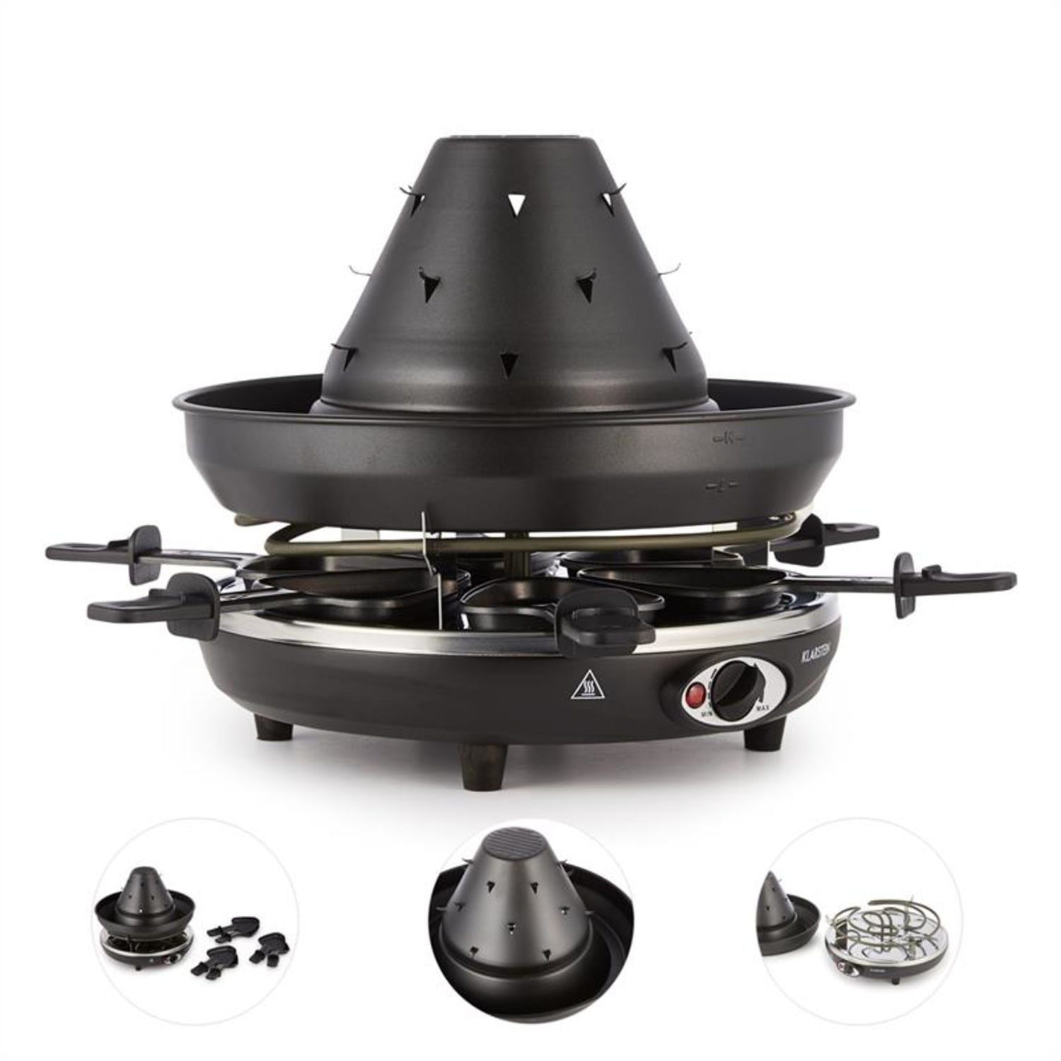 Klarstein Kontaktgrill Taste Volcano, 1500 W