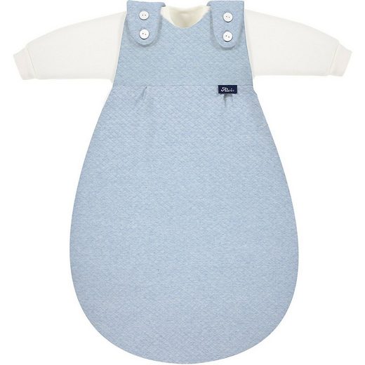 Alvi® Babyschlafsack »Baby-Mäxchen 3tlg. Special Fabric Quilt aqua«