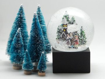MINIUM-Collection Schneekugel Schneekugel Weihnachtsspaziergang PURE-Line schwarz 100mm breit