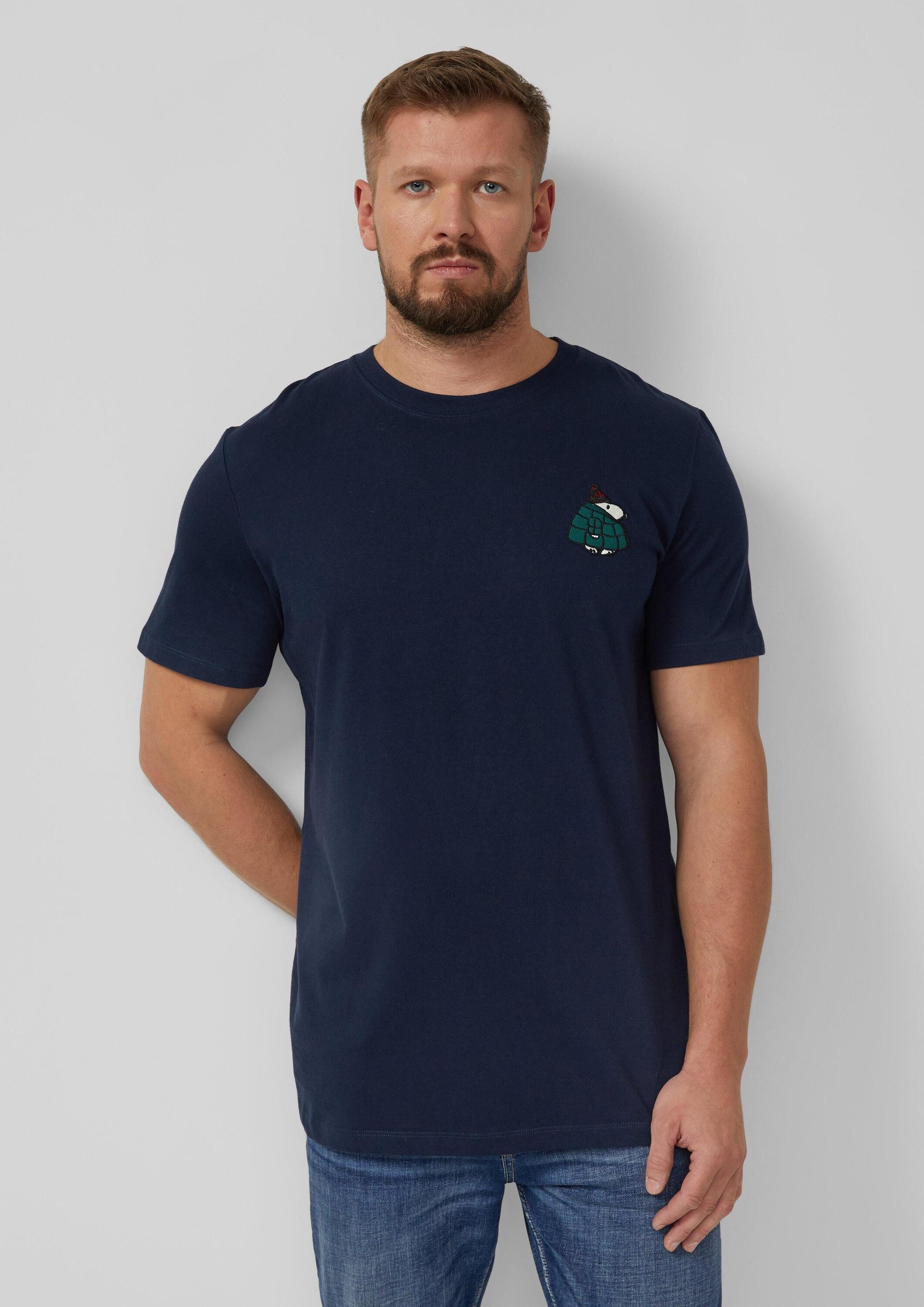 s.Oliver Langarmshirt T-Shirt T-Shirt mit Peanuts®-Artwork