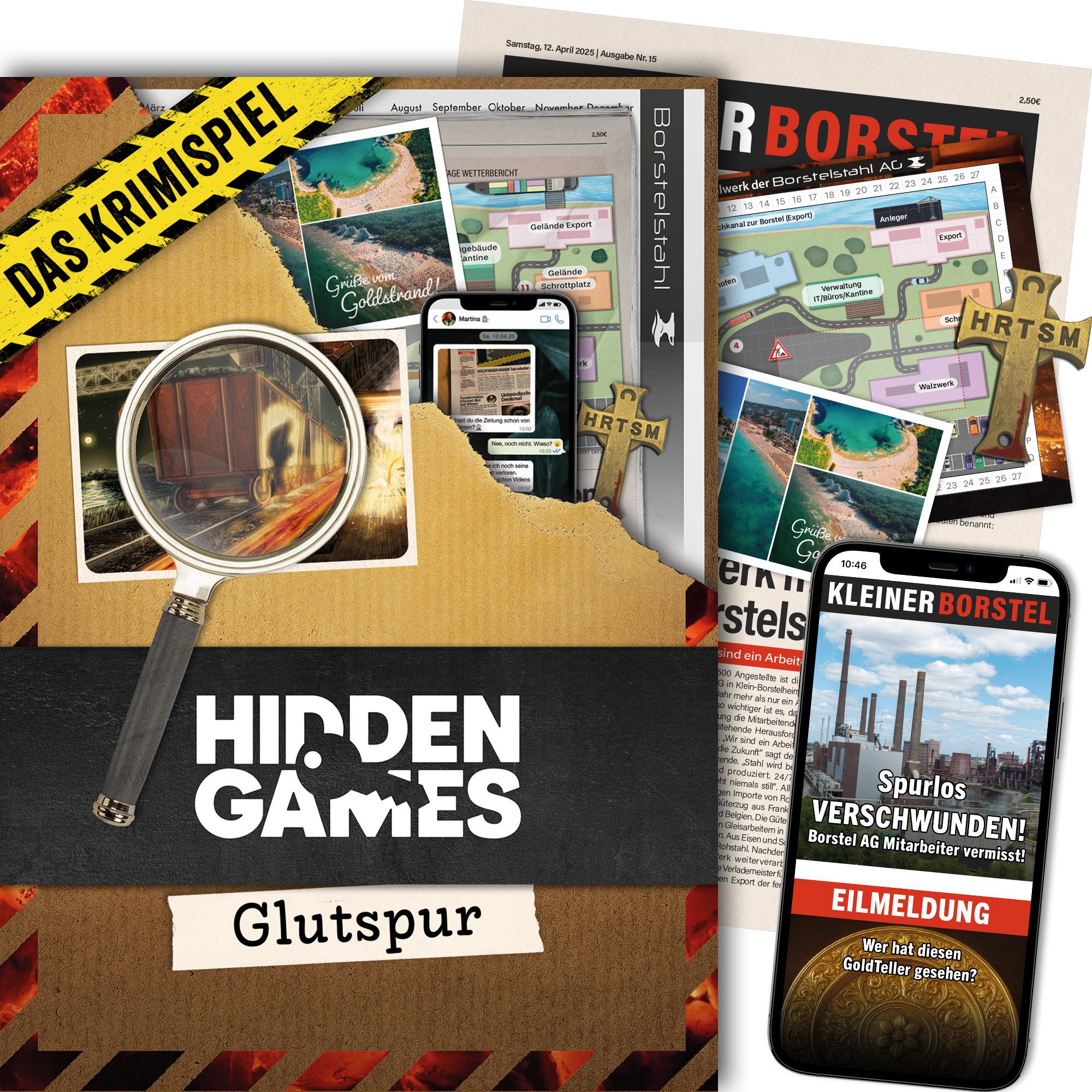 Hidden Games Tatort Spiel Glutspur