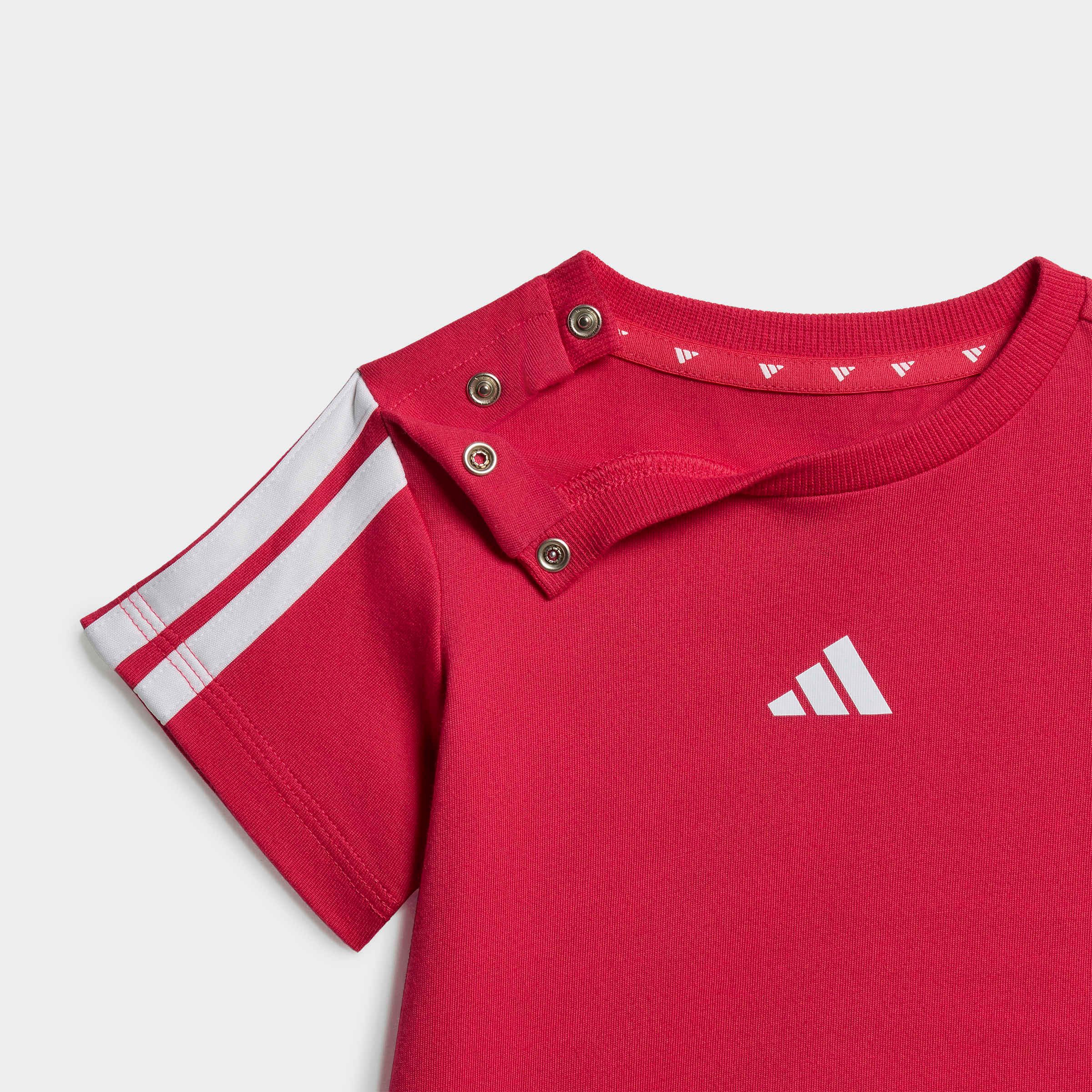 adidas Sportswear Trainingsanzug ESSENTIALS KIDS -SET (2-tlg), für Babys, zweiteiliges Set, aus Baumwolle – Bild 5 von 5