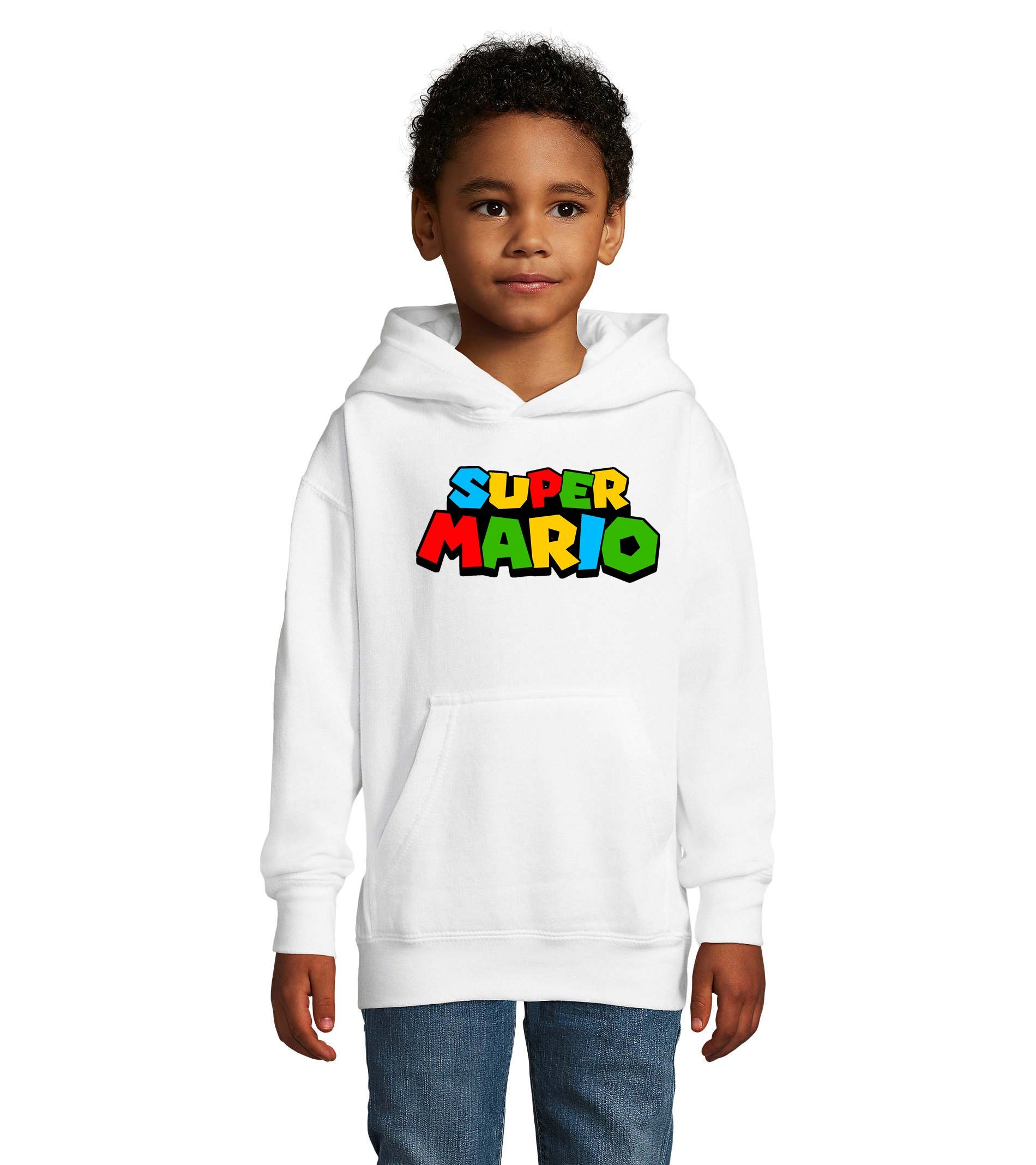Hoodie Kinder Super Mario Retro Gamer Gaming Konsole Spiele