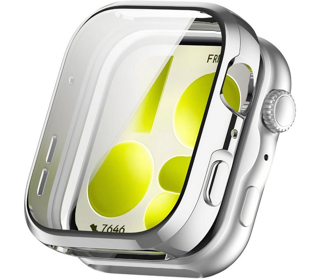 SmartUP Smartwatch-Hülle für Huawei Watch Fit 5 Pro Schutzglas Panzerfolie Display Screen Case, kompletter Rundumschutz