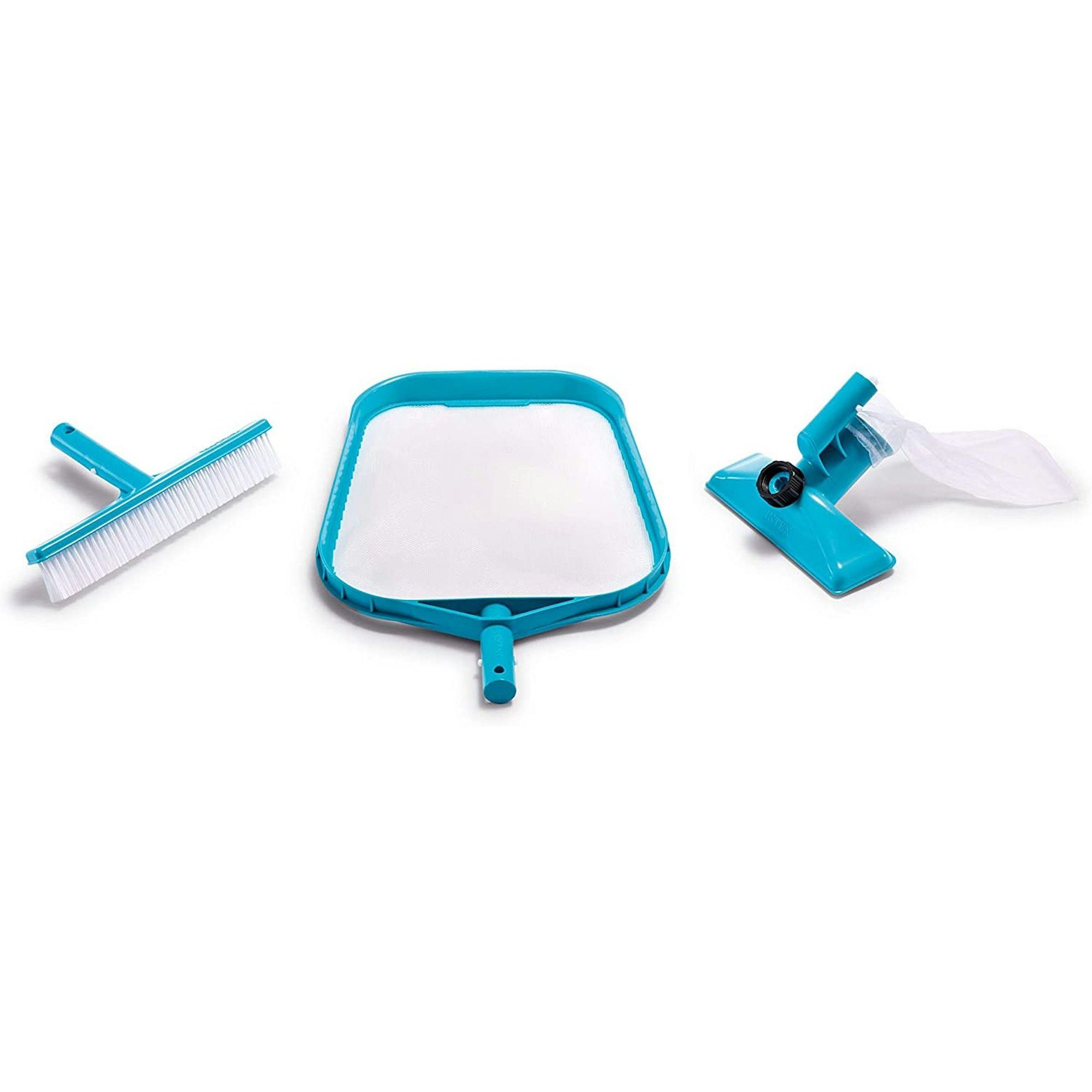 Reinigungsbürsten-Set INTEX Reinigungs-Set Basic (Laubkescher, Beckenbürste, Bodensauger)