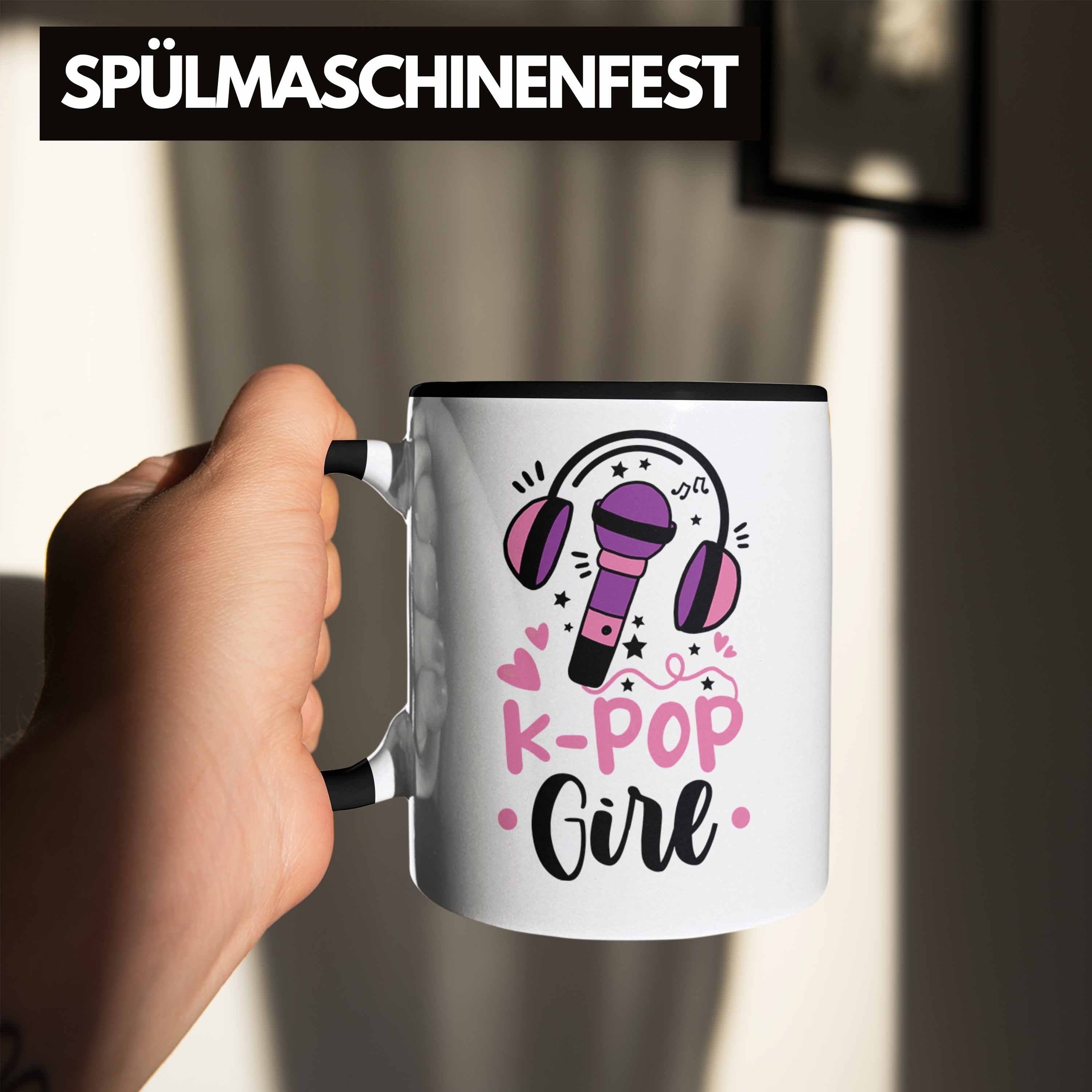 Liebhaber Trendation K K-Pop Tasse - Pop Geschenk Tasse Trendation Schwarz Girl für