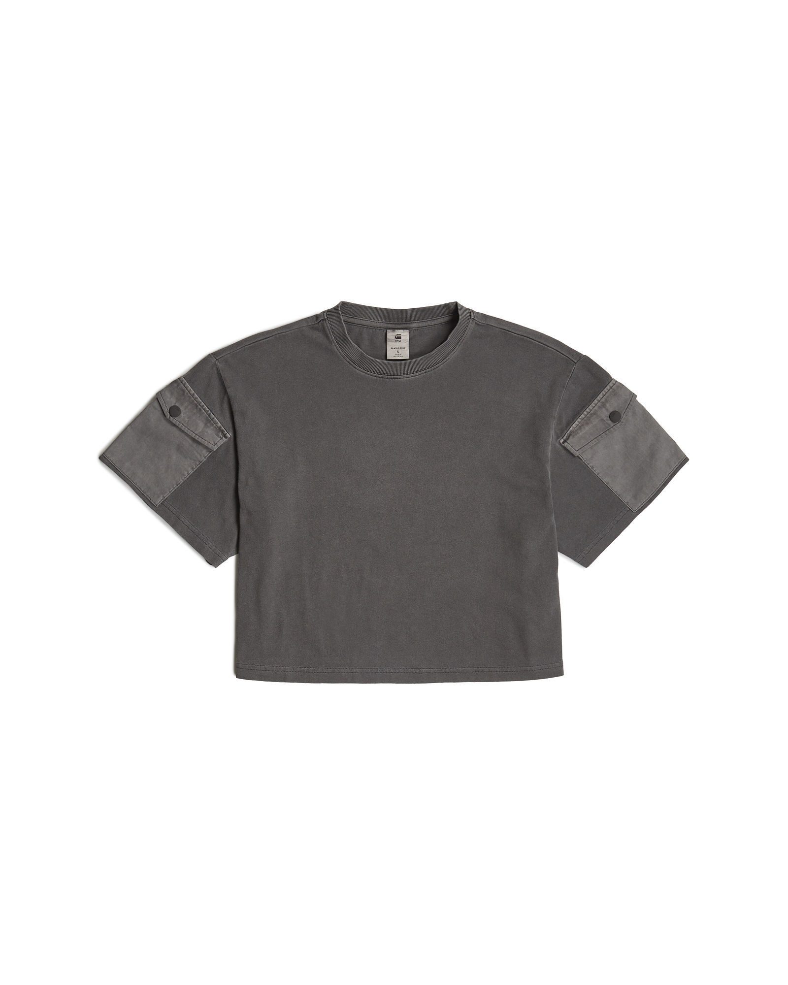 G-STAR T-Shirt Washed Mix Boxy Cropped T-Shirt