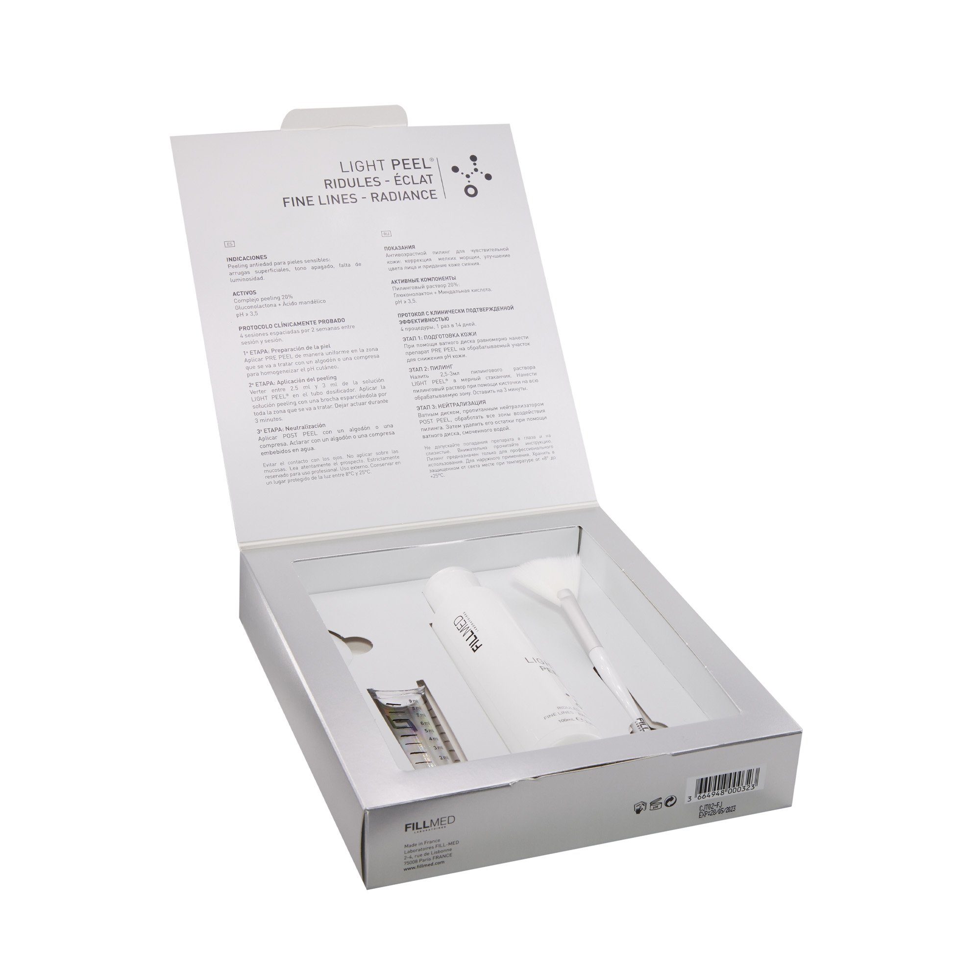 Fillmed Gesichtspeeling Fillmed Light Peel 100ml, 1-tlg.