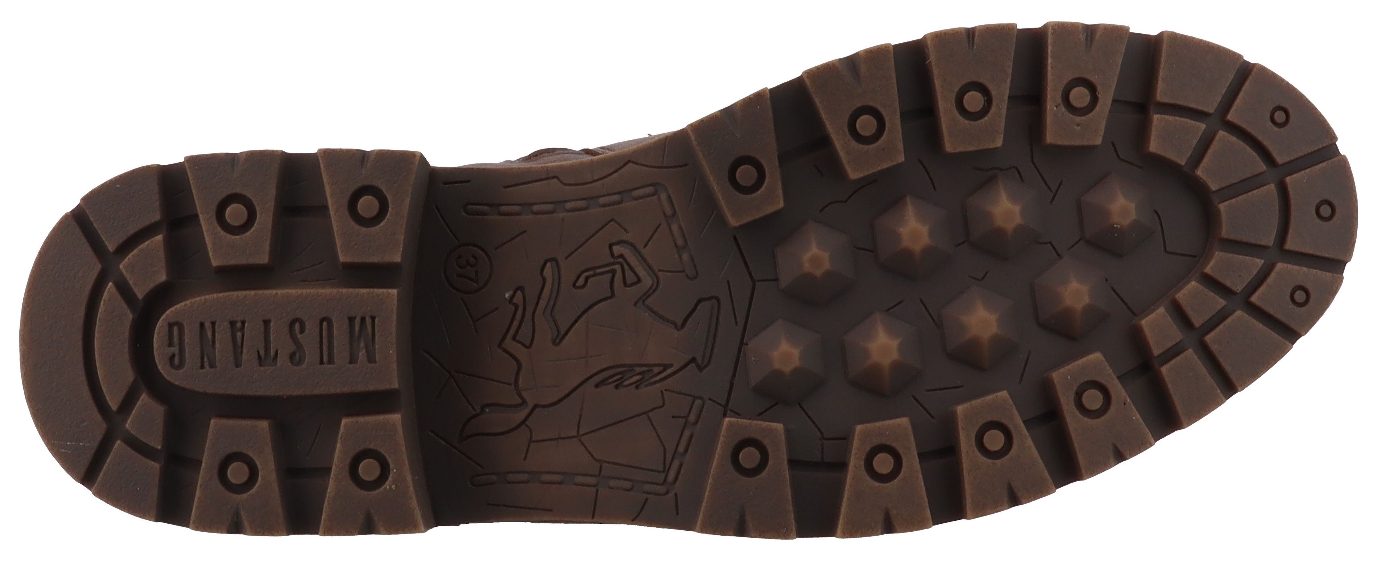 Mustang Shoes Darleen Winterstiefel Schnürstiefel mit Reißverschluss