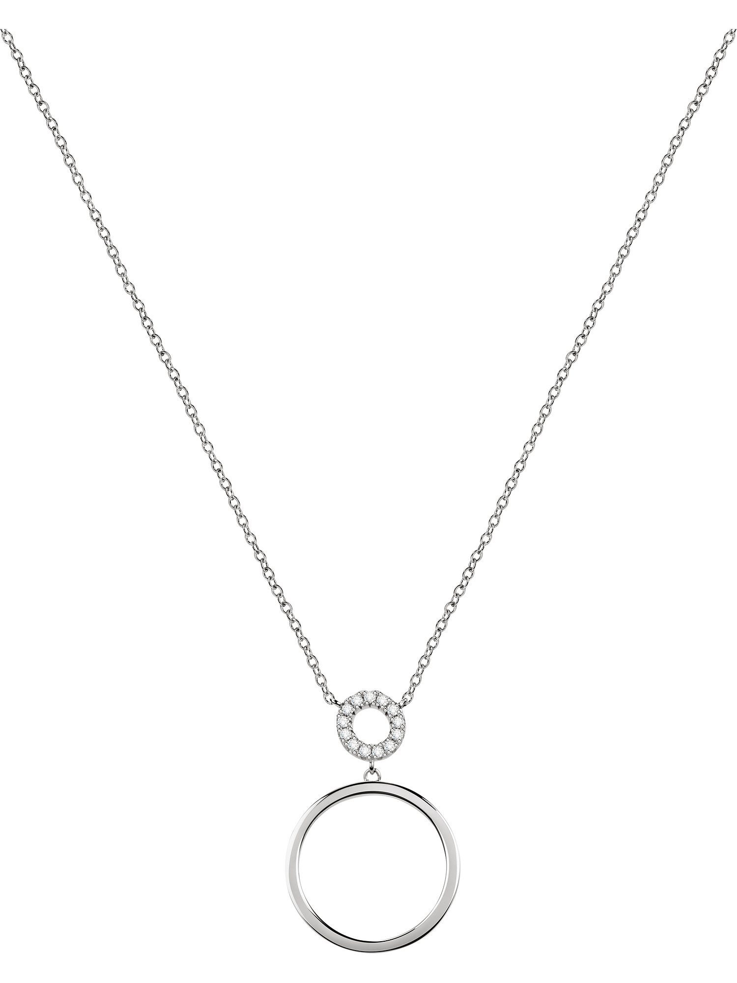 Silberkette CHRIST Damen-Kette 925er Silber, recycelt Zirkonia