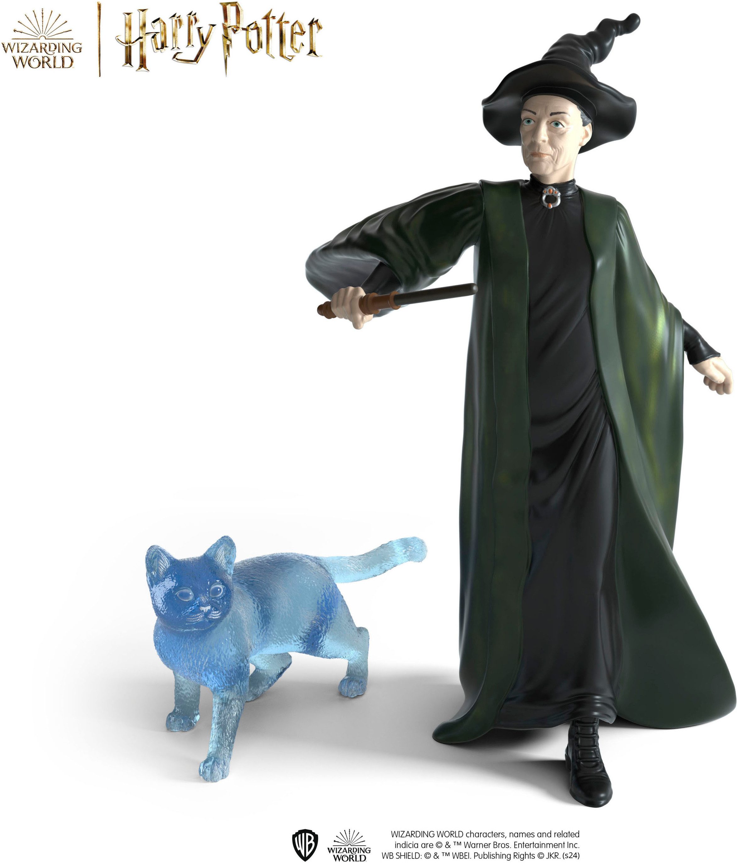 Schleich® Spielfigur WIZARDING WOLRD™, Professor McGonagall & Patronus (42682)