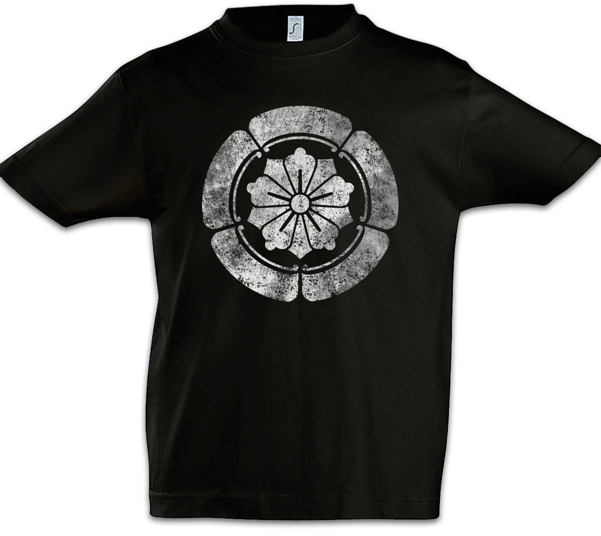 Print-Shirt Arima Clan Mon Kinder T-Shirt Shogun Samurai Ninja Shogunat Japan Logo