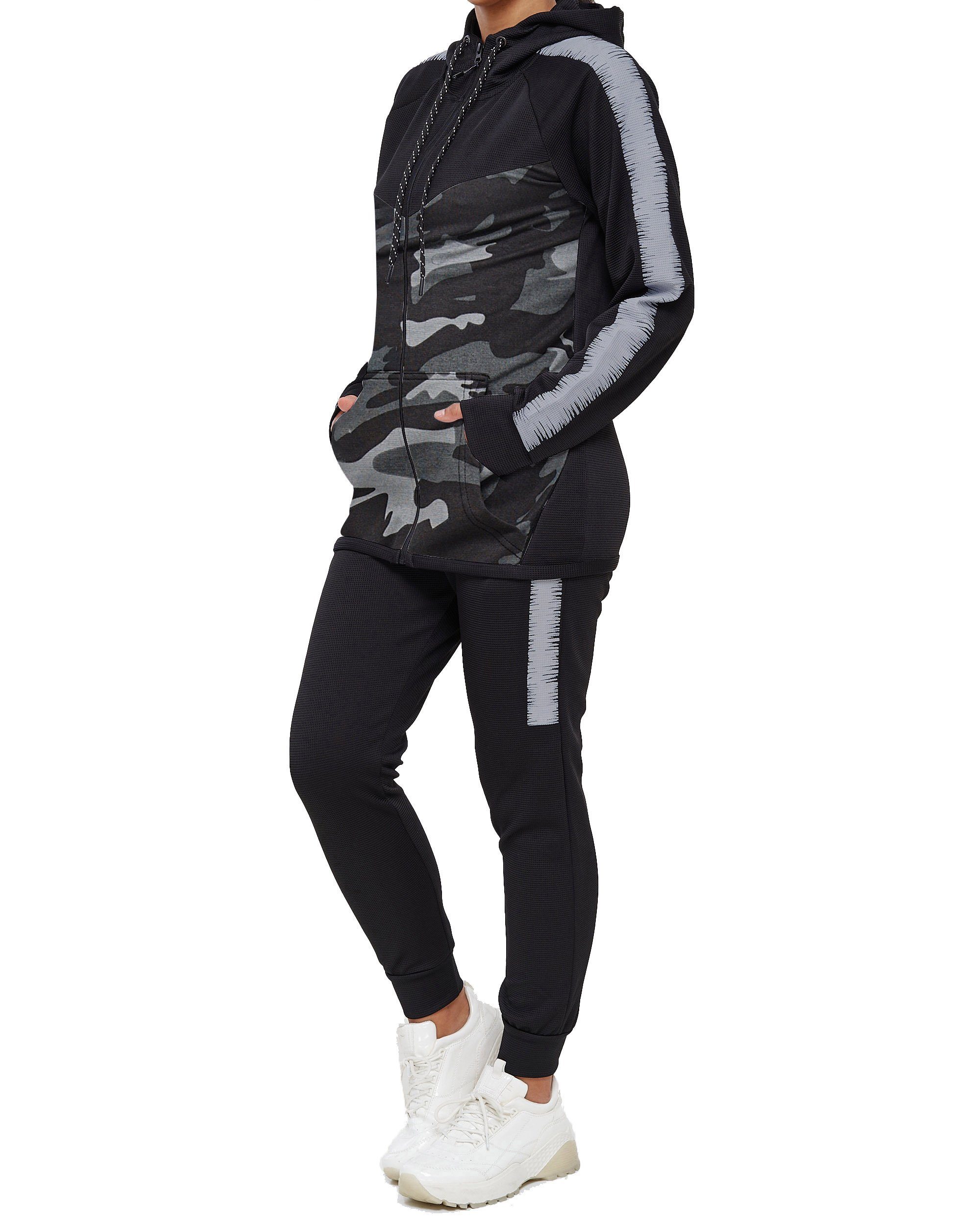 L.gonline Freizeitanzug Damen Jogging-ANZUG, mit Bündchen günstig online kaufen