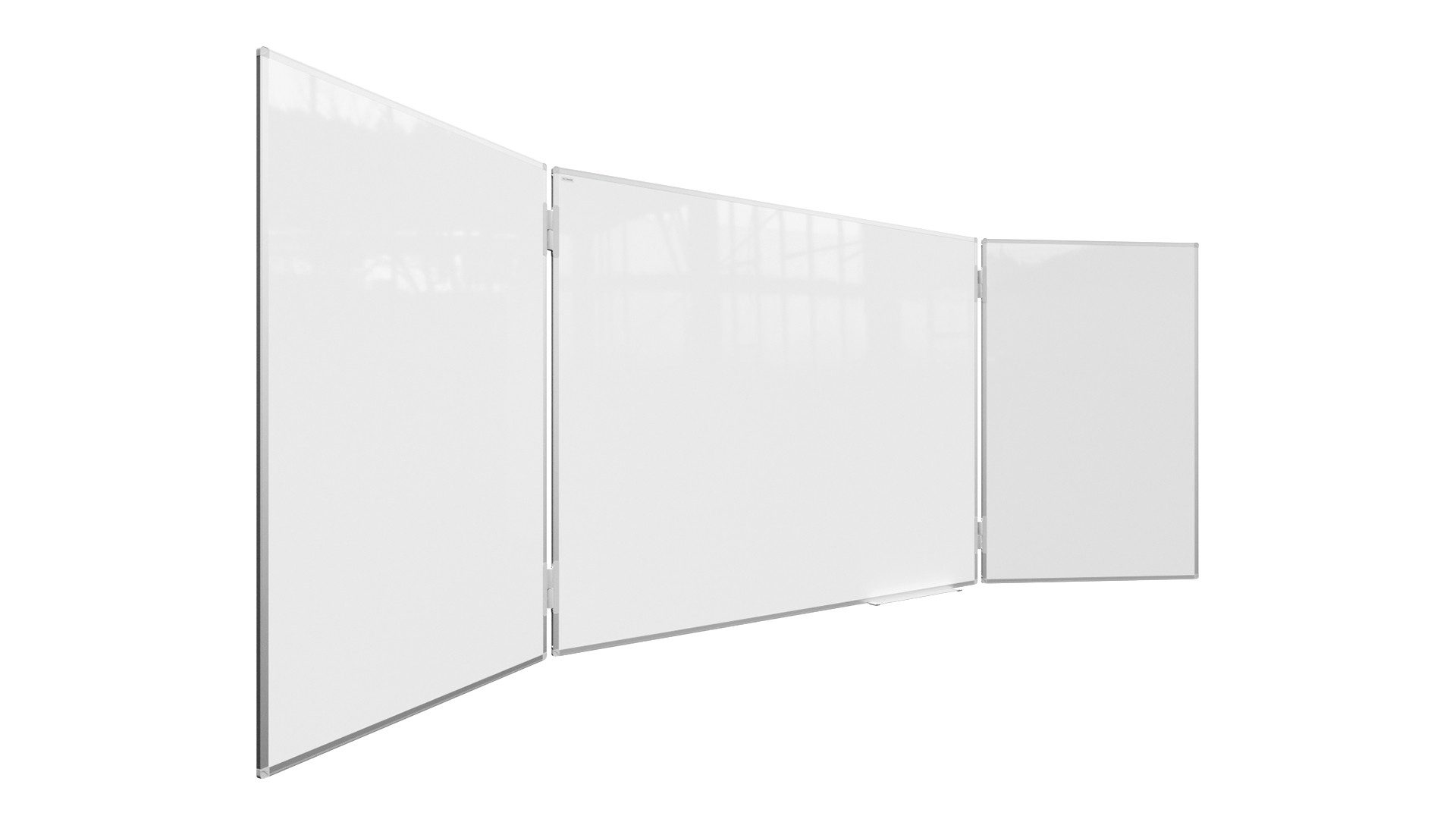 ALLboards Tafel ALLboards Magnetisches Whiteboard Klapptafel 5-flächig 120×180//360 cm