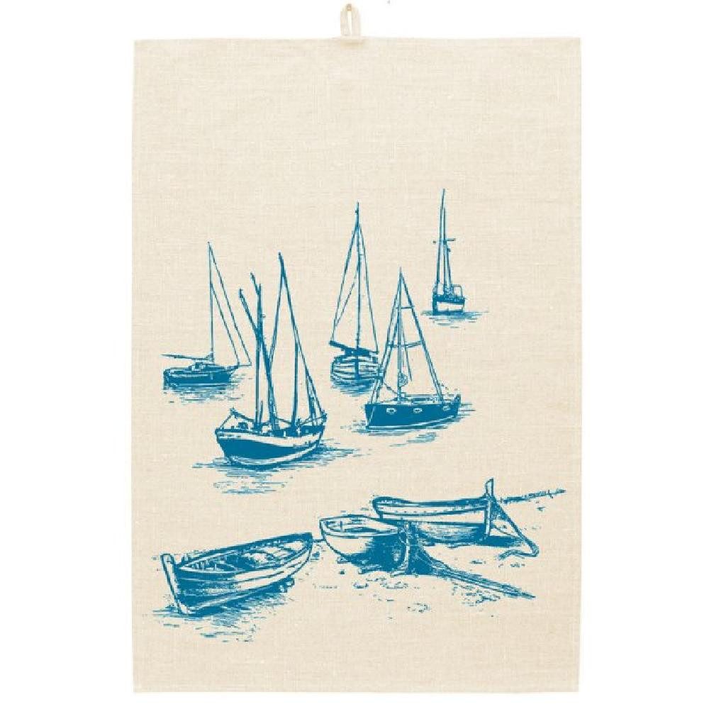 Frohstoff Geschirrtuch Geschirrtuch Hafenblick Pine Aqua