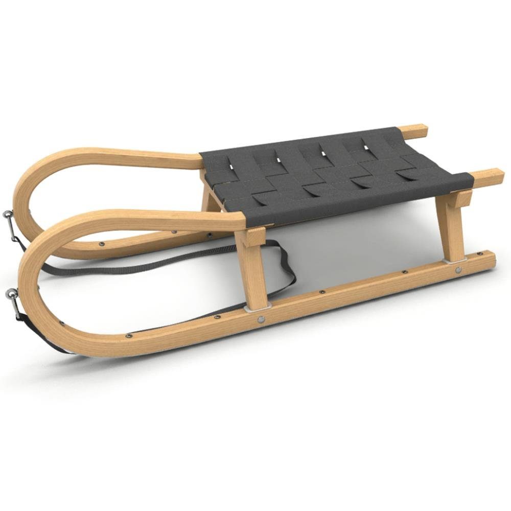 Kathrein Сани GmbH Hornschlitten Сани Familienrodel Zweisitzer grau