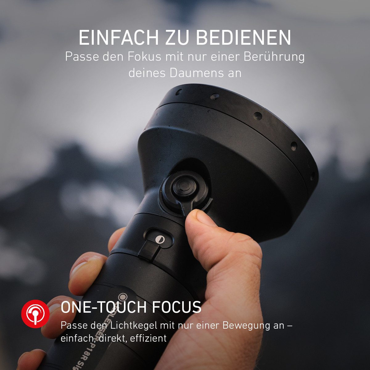 Ledlenser Taschenlampe P18R Signature, 7000 Lumen, 630m Leuchtweite, IP68, 45h Laufzeit, USB-C – Bild 5 von 5