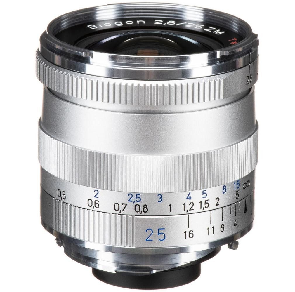ZEISS Biogon 25mm f2,8 Leica M-Mount silber Objektiv