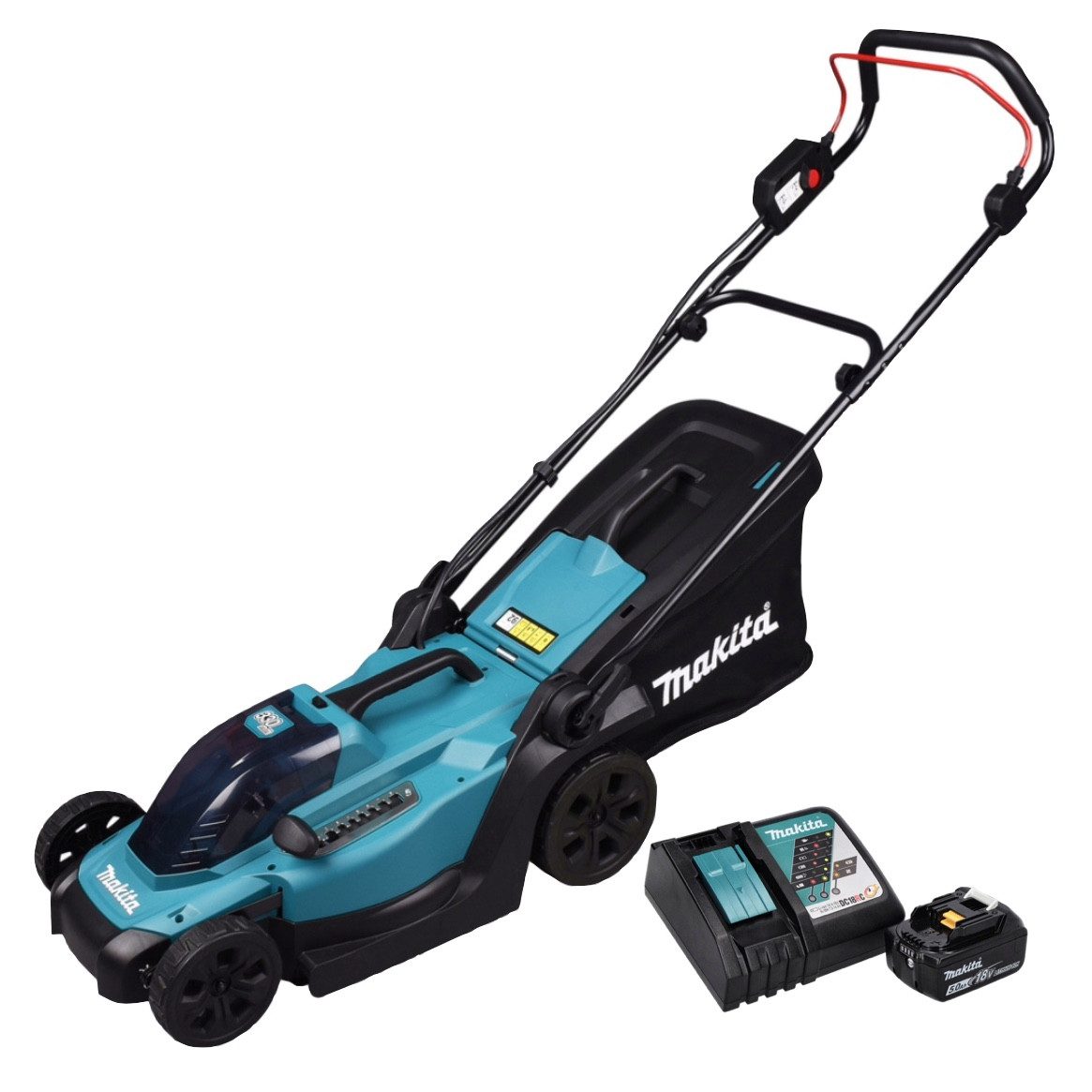 Akkurasenmäher DLM 330 RT Akku Rasenmäher 18 V 33 cm 30 l + 1x Akku 5,0 Ah