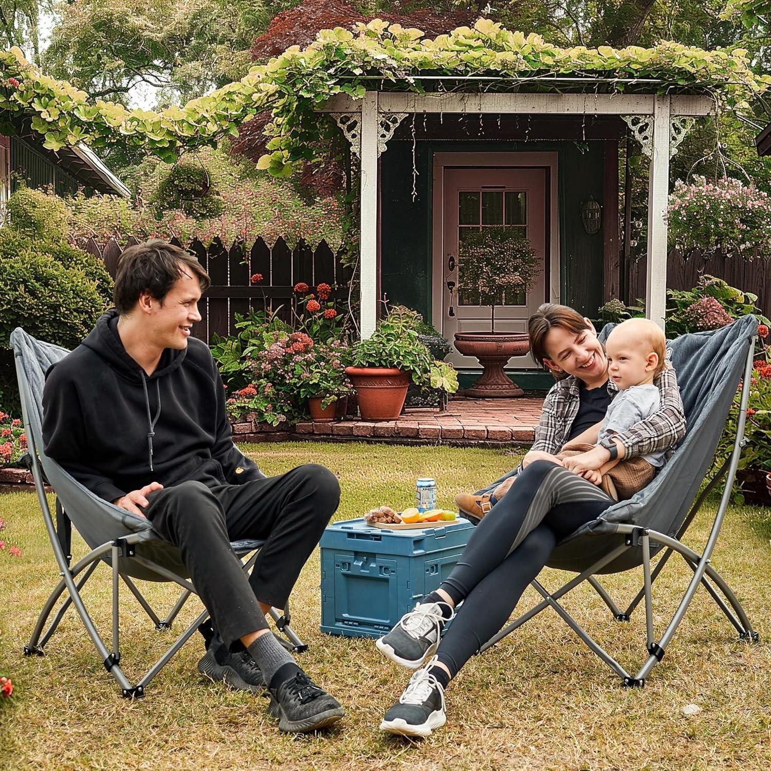 LuxusKollektion Campingstuhl Luxus Campingstuhl faltbar 6CM günstig online kaufen