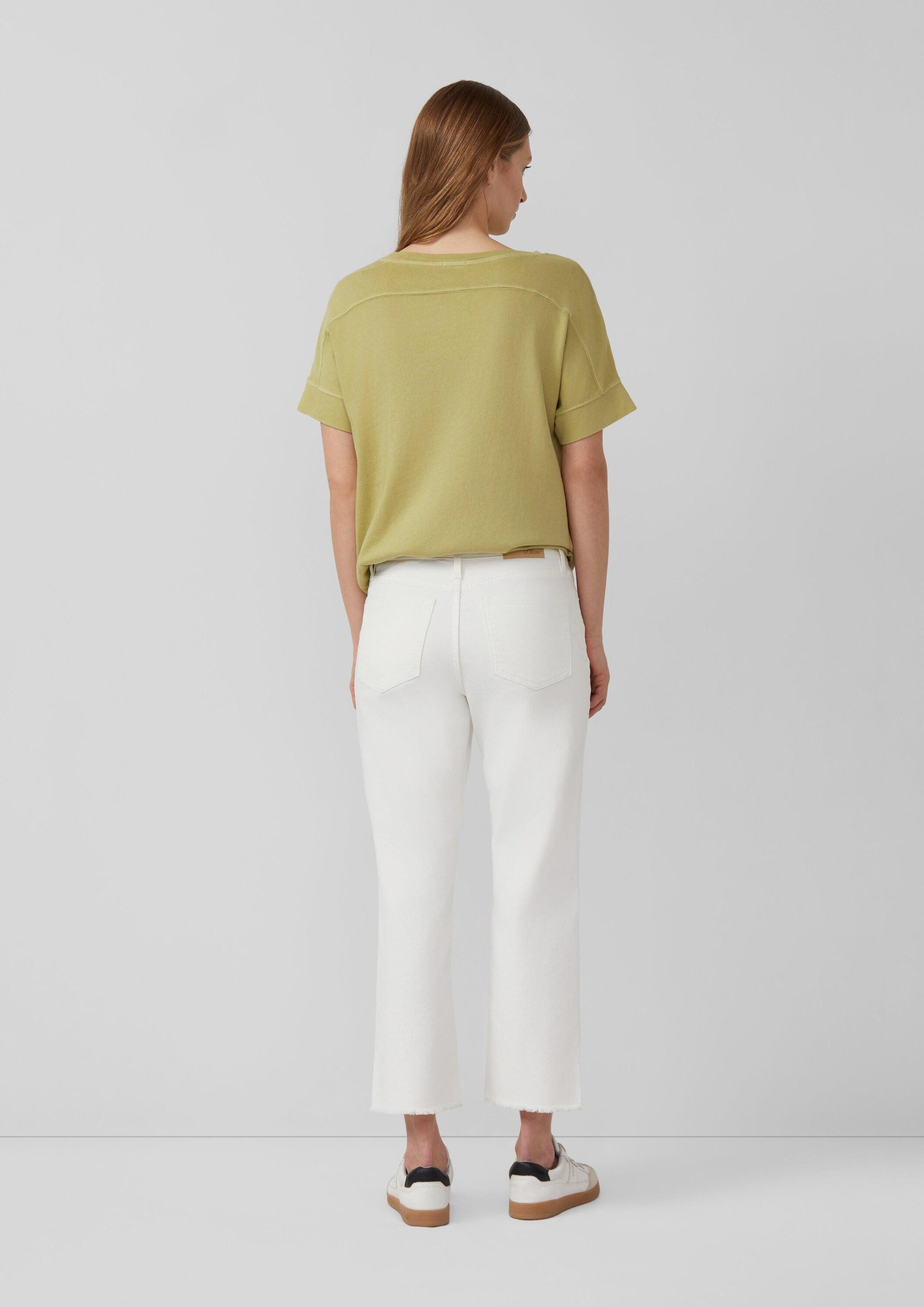 s.Oliver Regular-fit-Jeans Jeans-Hose KAROLIN Cropped Jeans Karolin / Regular Fit / Mid Rise / Straight Leg