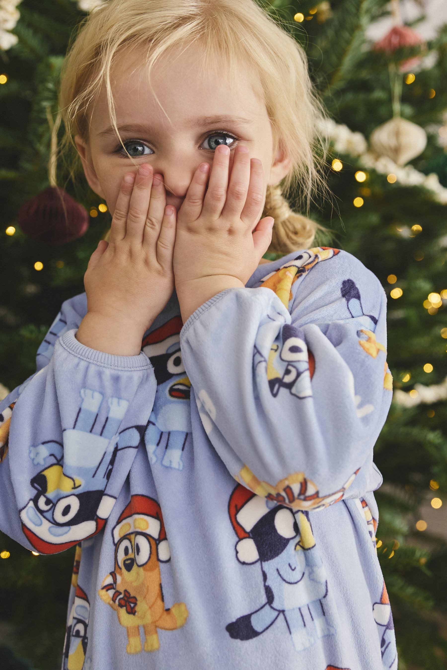 Next Pyjama Kuscheliger Fleece-Schlafanzug, Bluey (4 tlg)