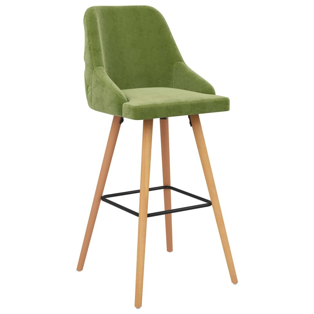 vidaXL Barhocker Barhocker 2 Stk. Hellgrün günstig online kaufen