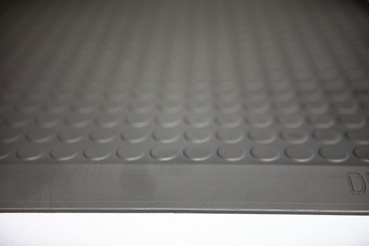 MILTEX Fußmatte Arbeitsplatzmatte Yoga Ergo Fire mit Flachnoppen 65x185cm grau