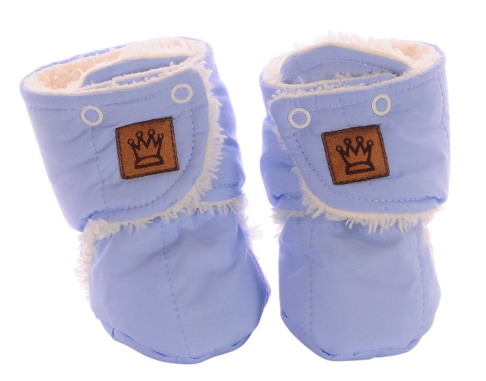 La Bortini Füßlinge Baby Schuhe warme Booties für Neugeborene Stiefel weich, für Neugeborene, für Baby Jungen und Mädchen