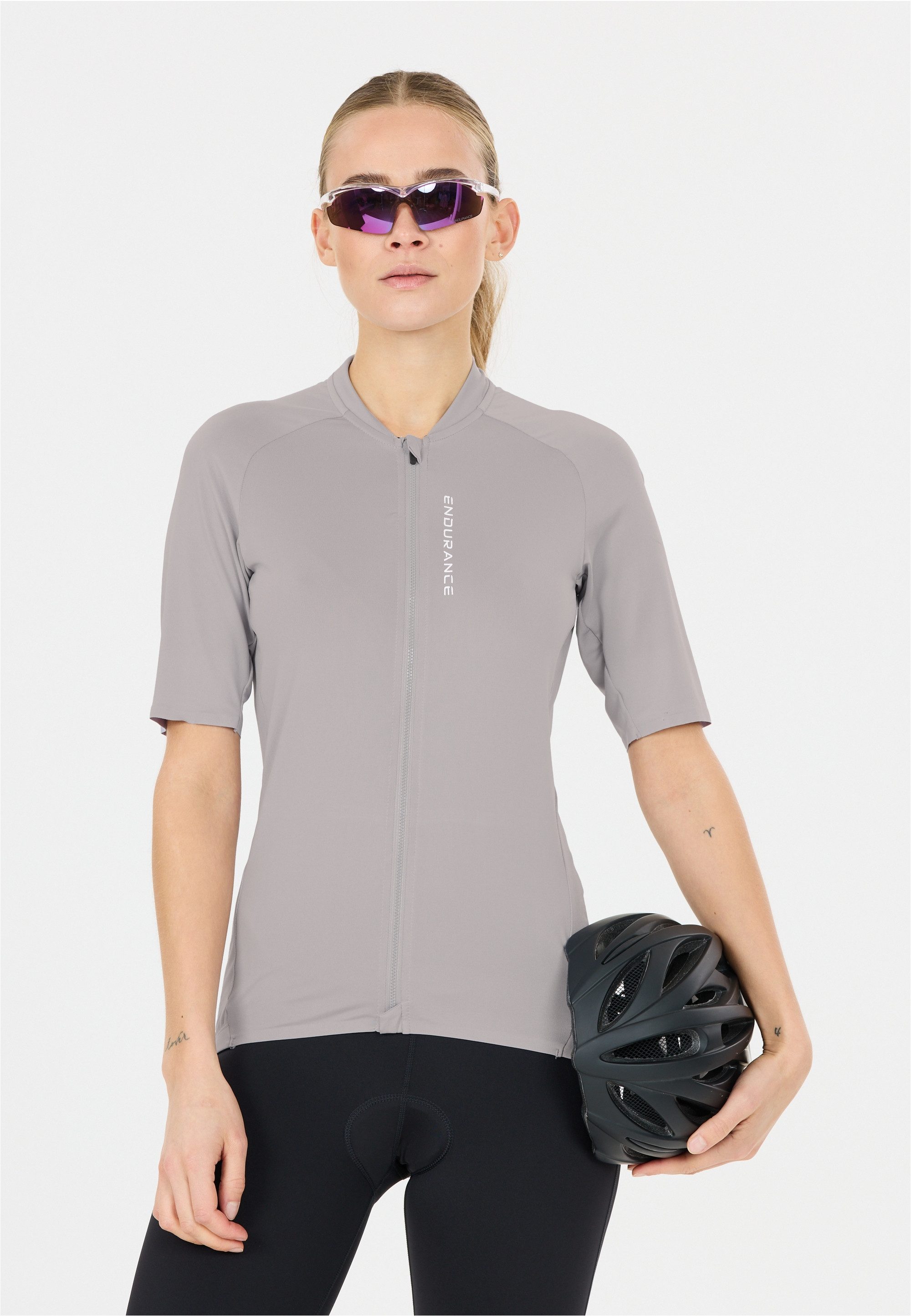 ENDURANCE Funktionsshirt Paxton im kurzärmligen Design mit Vollreißverschluss