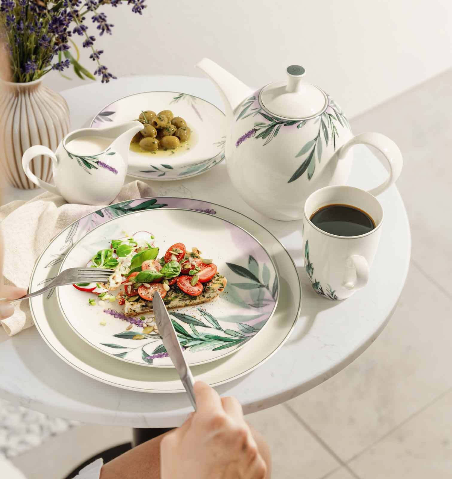 Seltmann Weiden Teeservice Savona Provence Teeservice 15er Set (15-tlg), 6 Personen, Porzellan