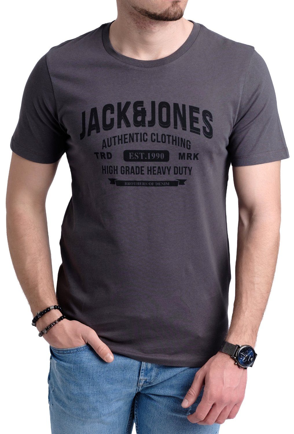 1 mit Jack & OPT Aufdruck Print-Shirt Jones aus Baumwolle T-Shirt