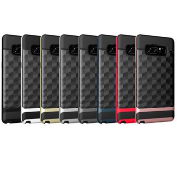 König Design Handyhülle Samsung Galaxy Note 8, Samsung Galaxy Note 8 Handyhülle Backcover Rosa