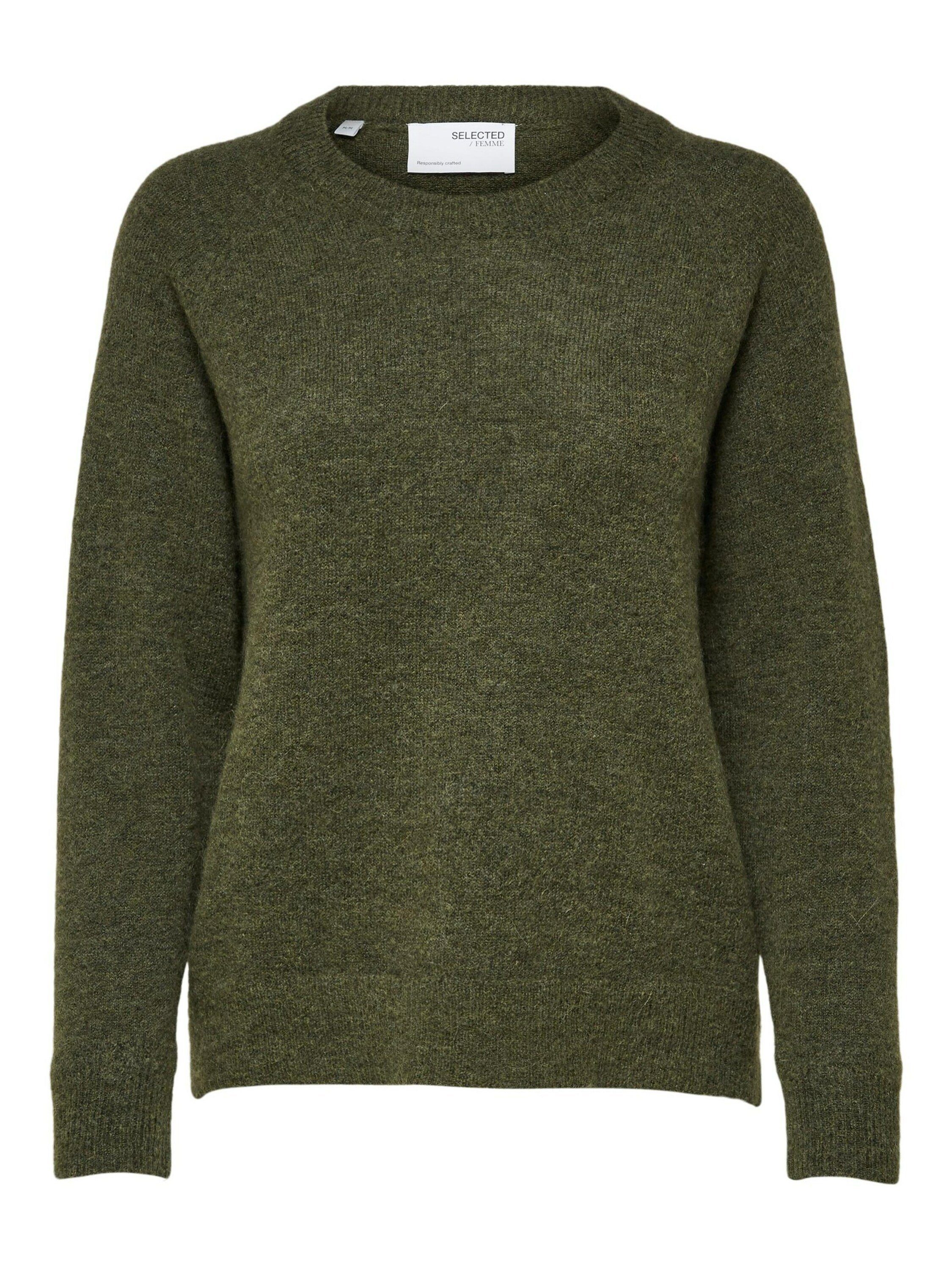 Selected Strickpullover FLULU (1-tlg) Plain/ohne Details günstig online kaufen