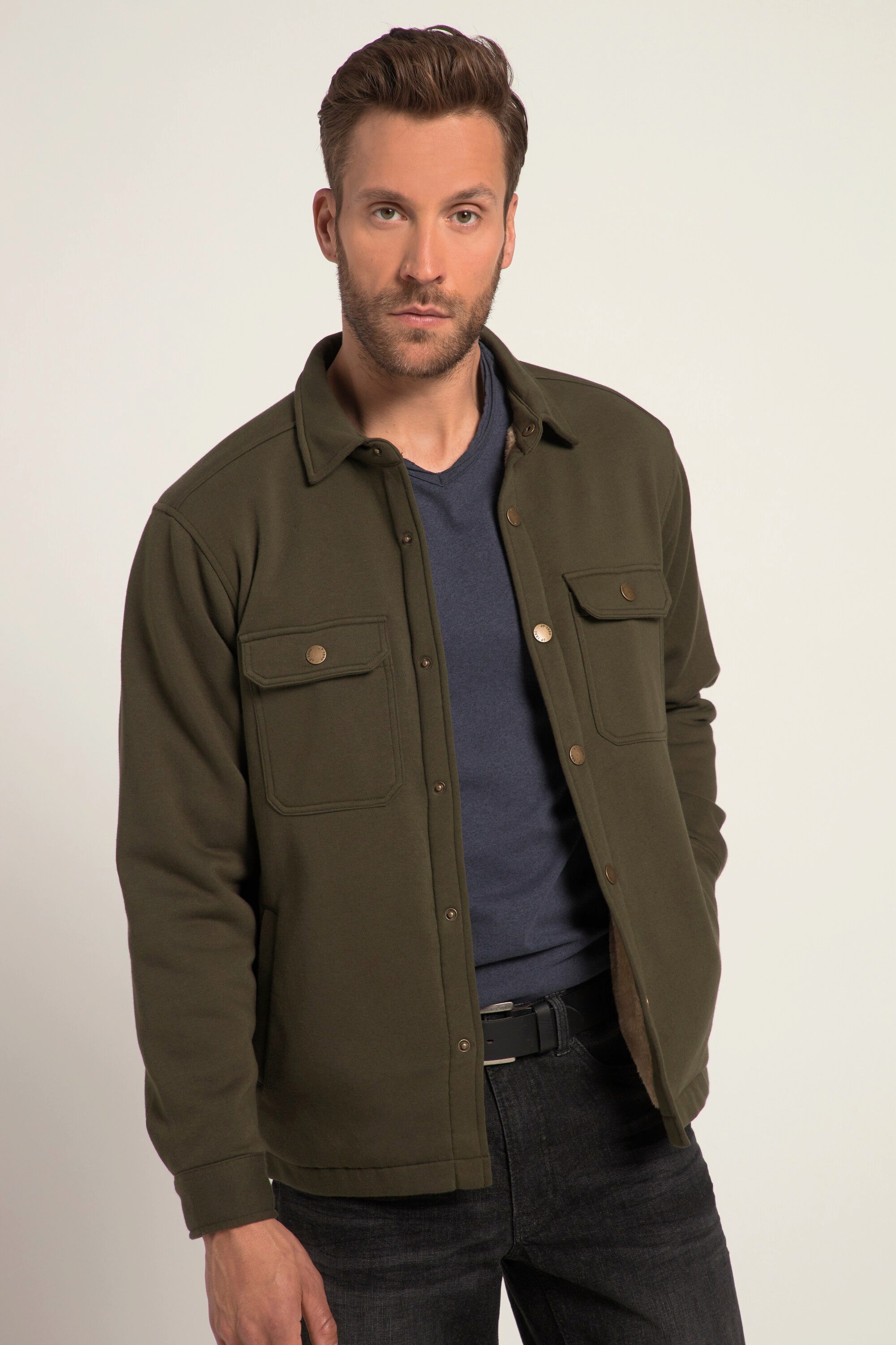 JP1880 Fleecejacke Hemd Overshirt Outdoor Sweat günstig online kaufen