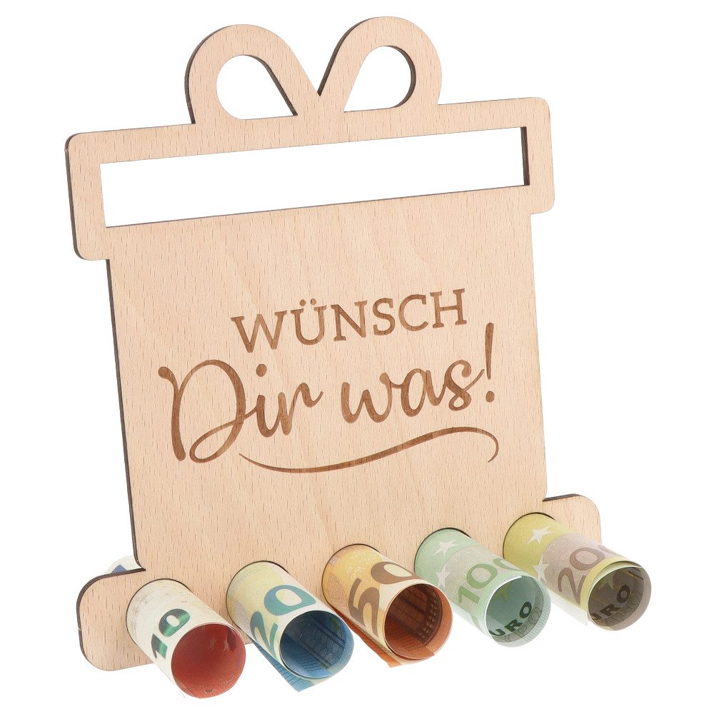 Spruchreif® Spardose Geldgeschenk aus Holz, Gutscheinverpackung, günstig online kaufen