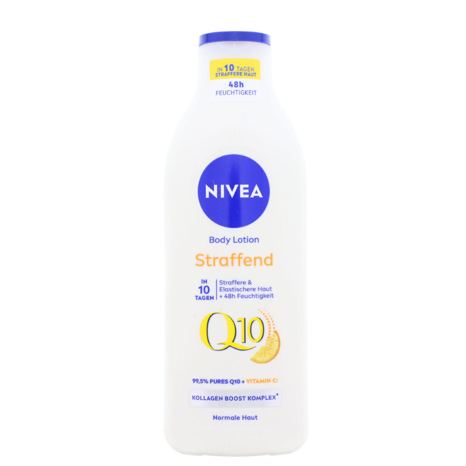 Nivea Bodylotion NIVEA Q10 Body Lotion Straffend 400ml mit Vitamin C Orangenduft