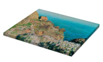 Posterlounge Leinwandbild Claude Monet, Das Fischerhaus, Varengeville, Wohnzimmer Malerei