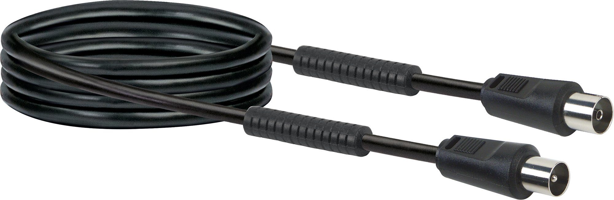 Stecker, SAT-Kabel, (150 geschirmt IEC 533 cm), 2-fach KVKF15S Schwaiger