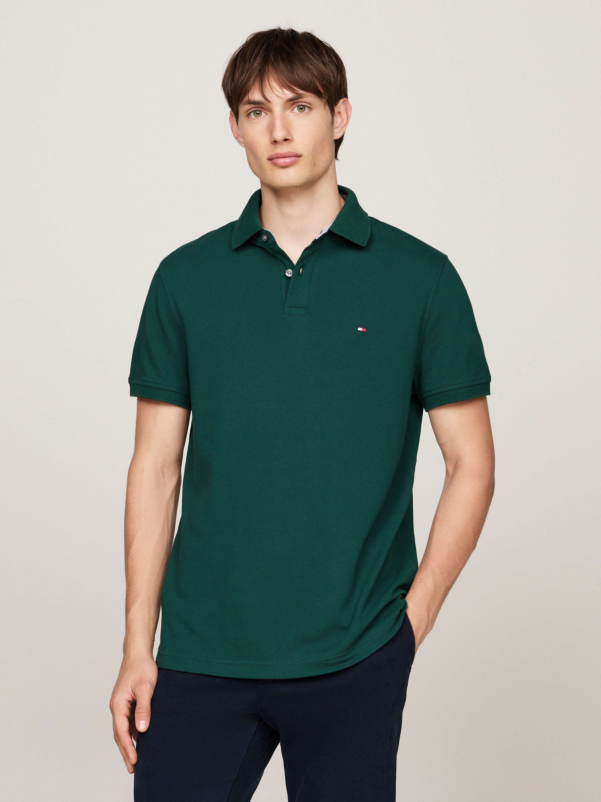 Tommy Hilfiger Poloshirt 1985 REGULAR POLO mit Kontraststreifen und Knopfle günstig online kaufen