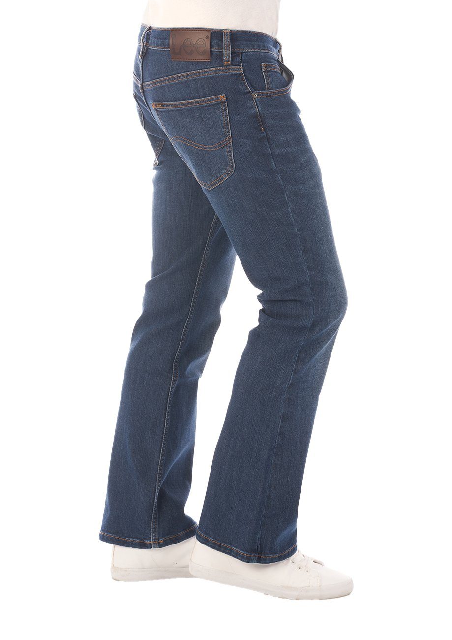 mit Dark Bootcut-Jeans (LSS1SJNZ3) Jeanshose Cut Westwater Stretch Herren Lee® Denim Boot Hose Denver