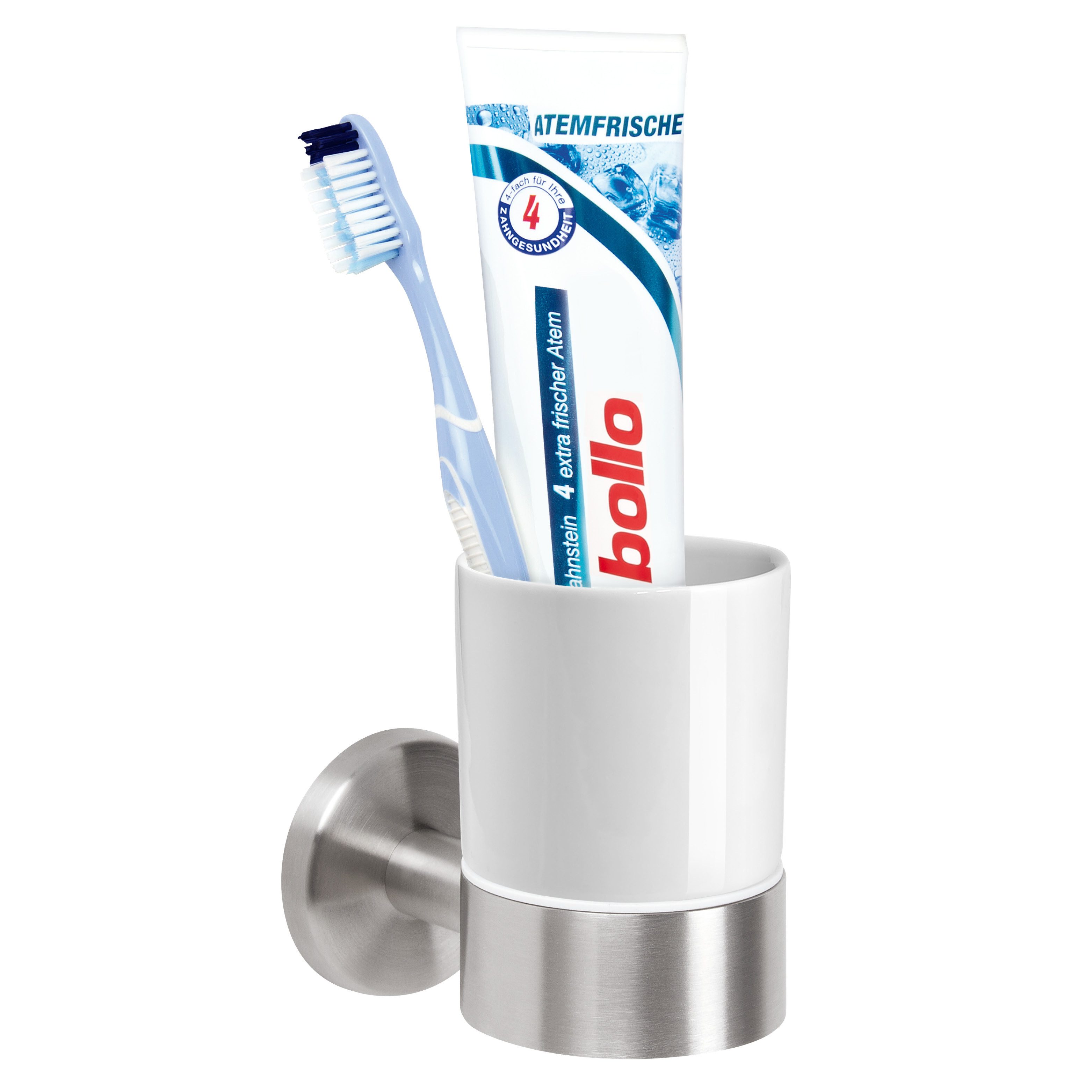 bremermann Zahnputzbecher Bad-Serie PIAZZA - Becherhalter aus Keramik und E günstig online kaufen