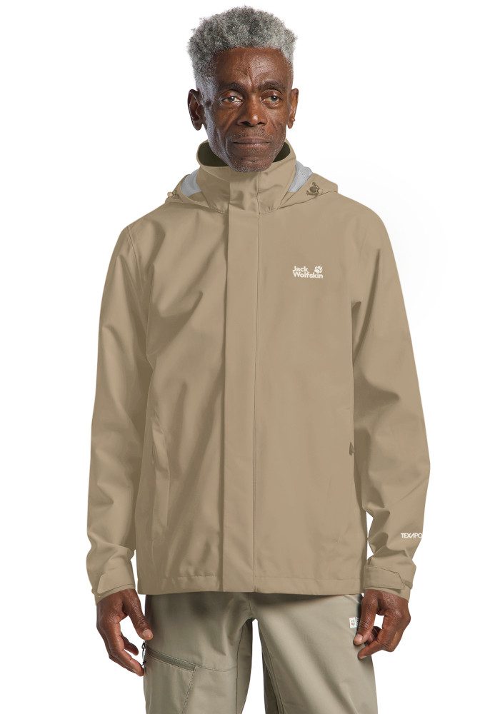 Jack Wolfskin Funktionsjacke TRAILTIME 2L JKT M Wetterschutzjacke, wasser-und winddicht, atmungsaktiv