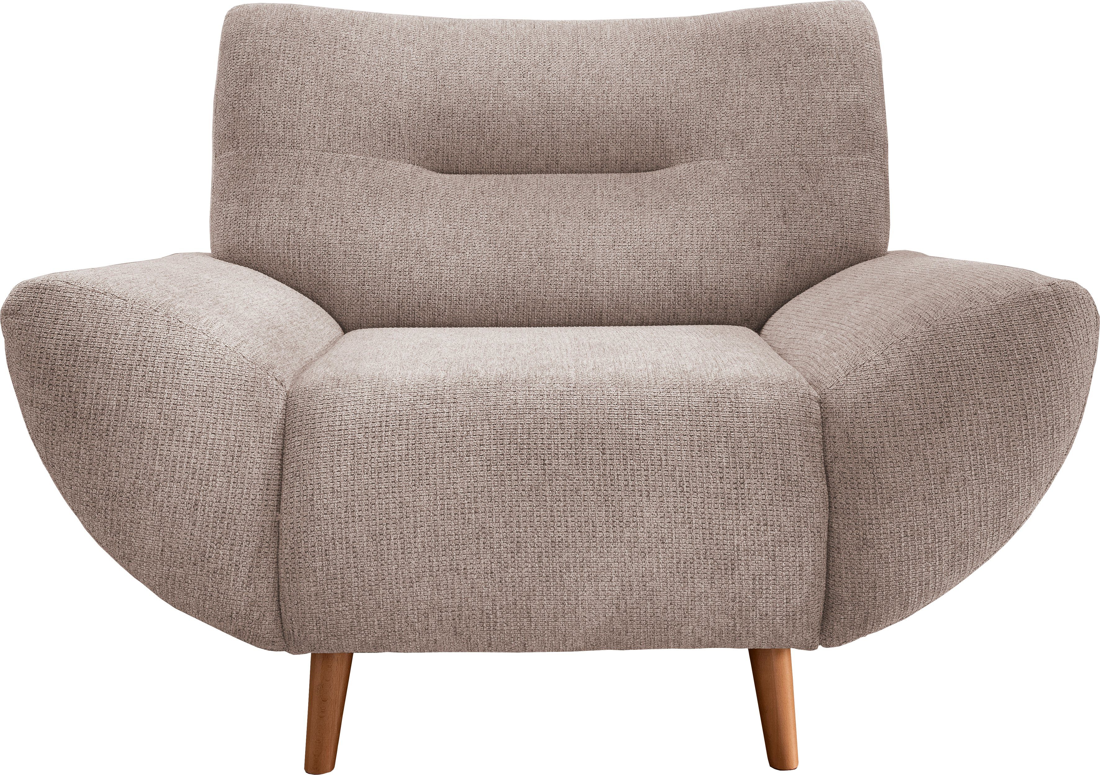 Home affaire Polstergarnitur Drago Set 3-2-1, elegant & zeitlos, komfortabel, moderne Formensprache, (Set, 3-tlg., 3-Sitzer, 2-Sitzer und Sessel), Set 3-2-1, be – Bild 3 von 5