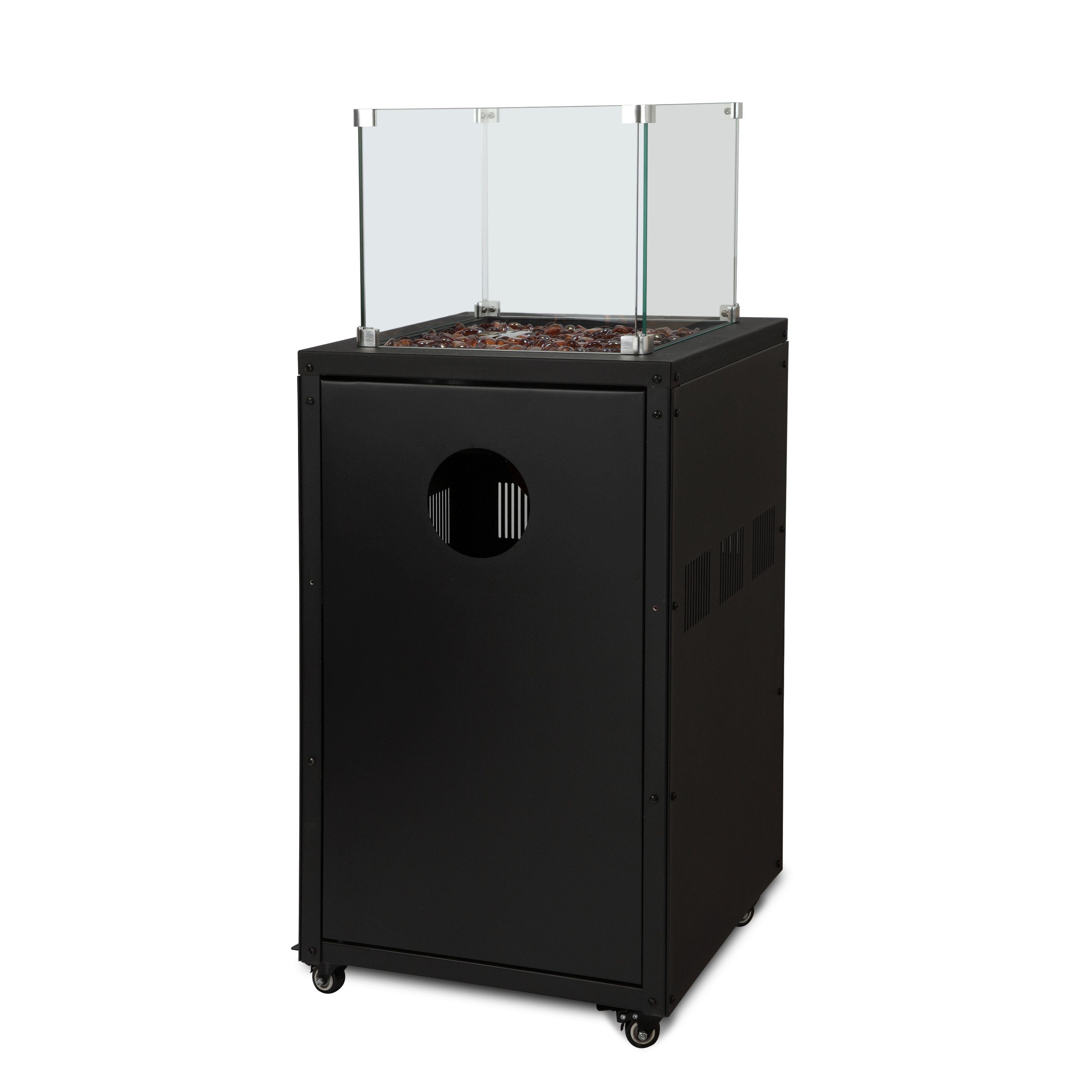 APANA Heizstrahler Bellamente FUEGO, Inklusive Transportrollen Umkippsicherung und Abschaltautomatik